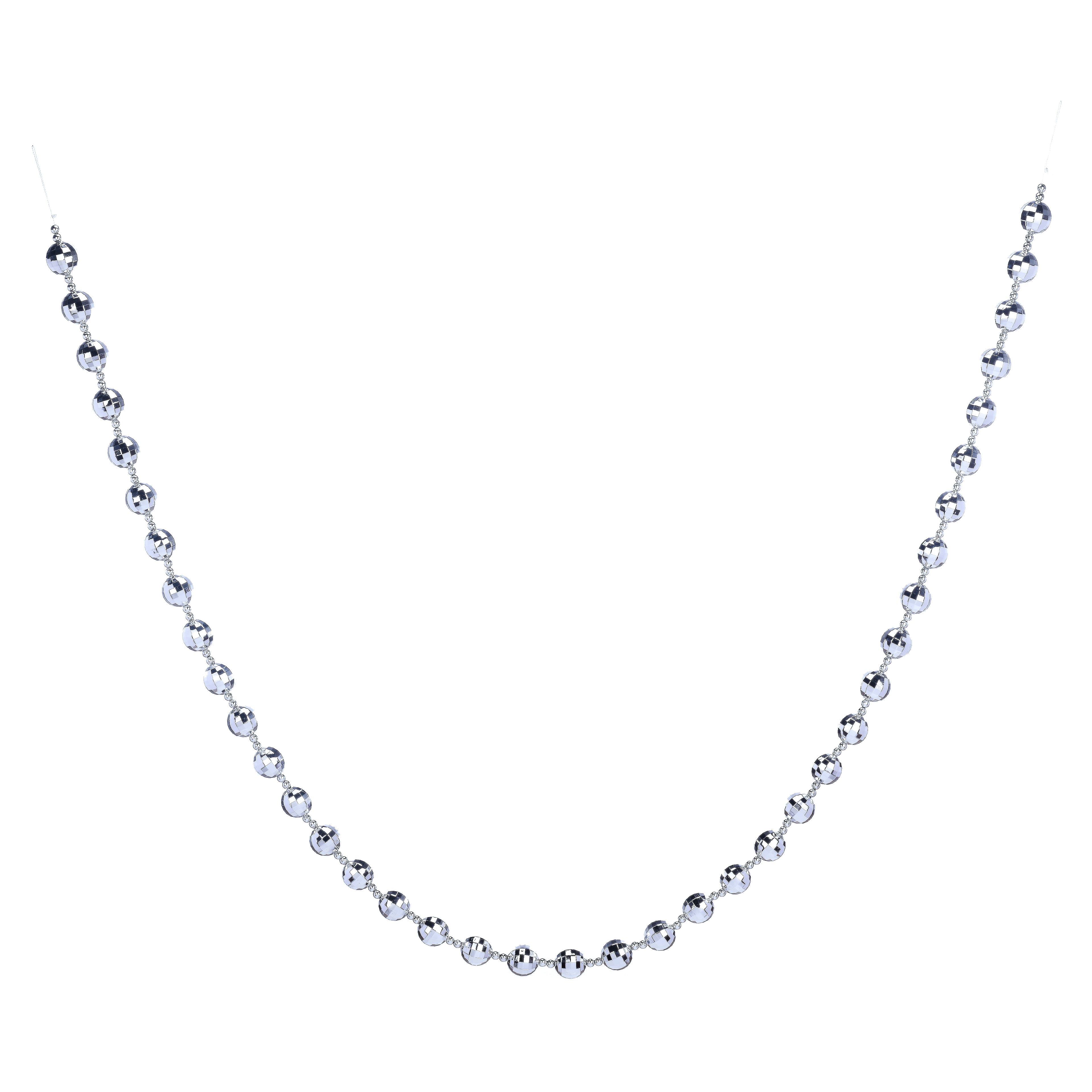 6ft. Silver Disco Ball Pride Garland by Celebrate It™