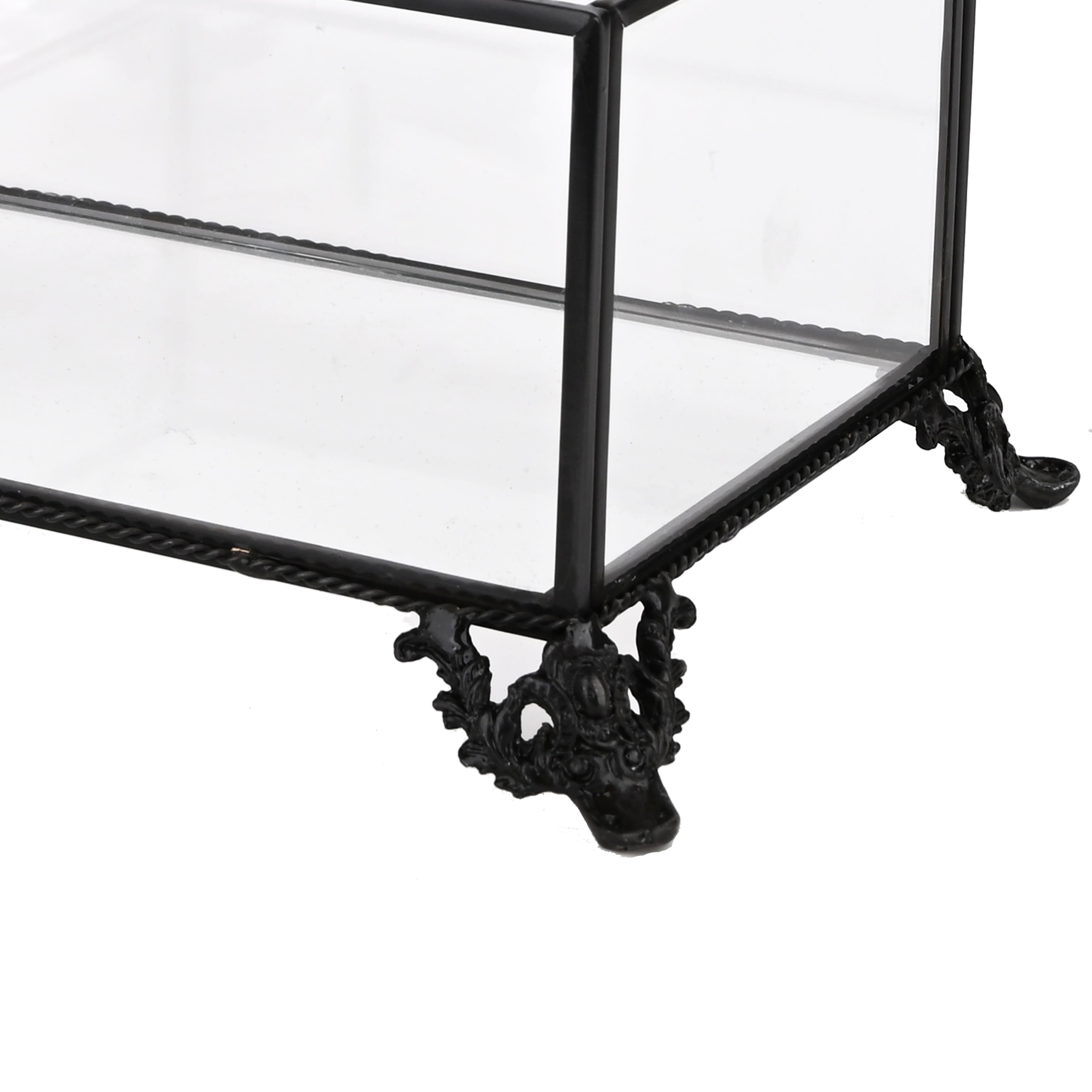 7.25&#x22; x 4.25&#x22; Glass Trinket Box by Ashland&#xAE;