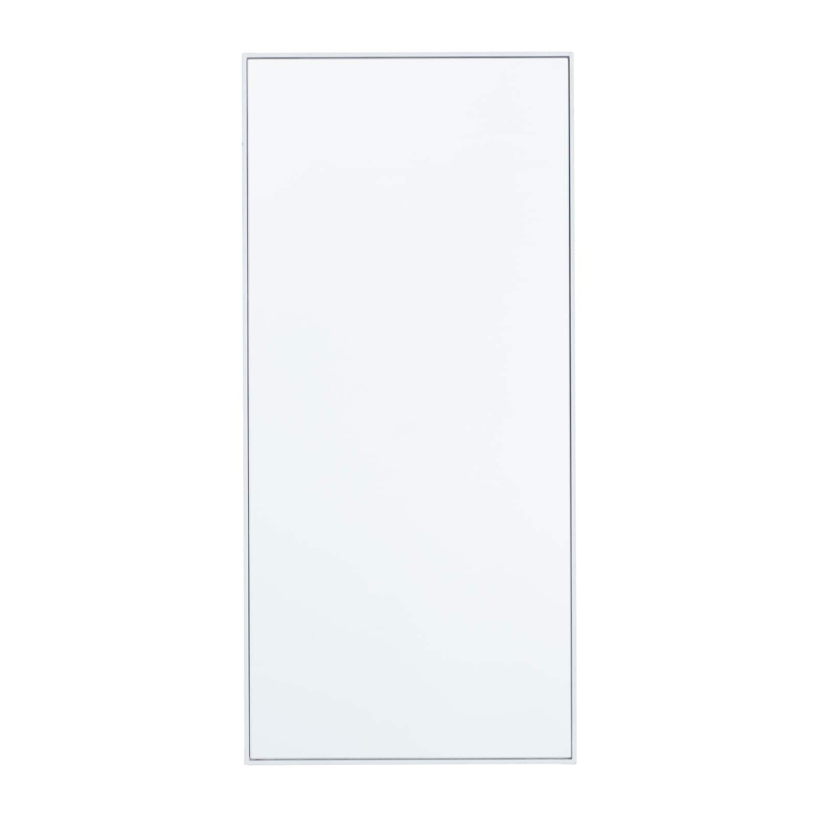 White Contemporary Wall Mirror