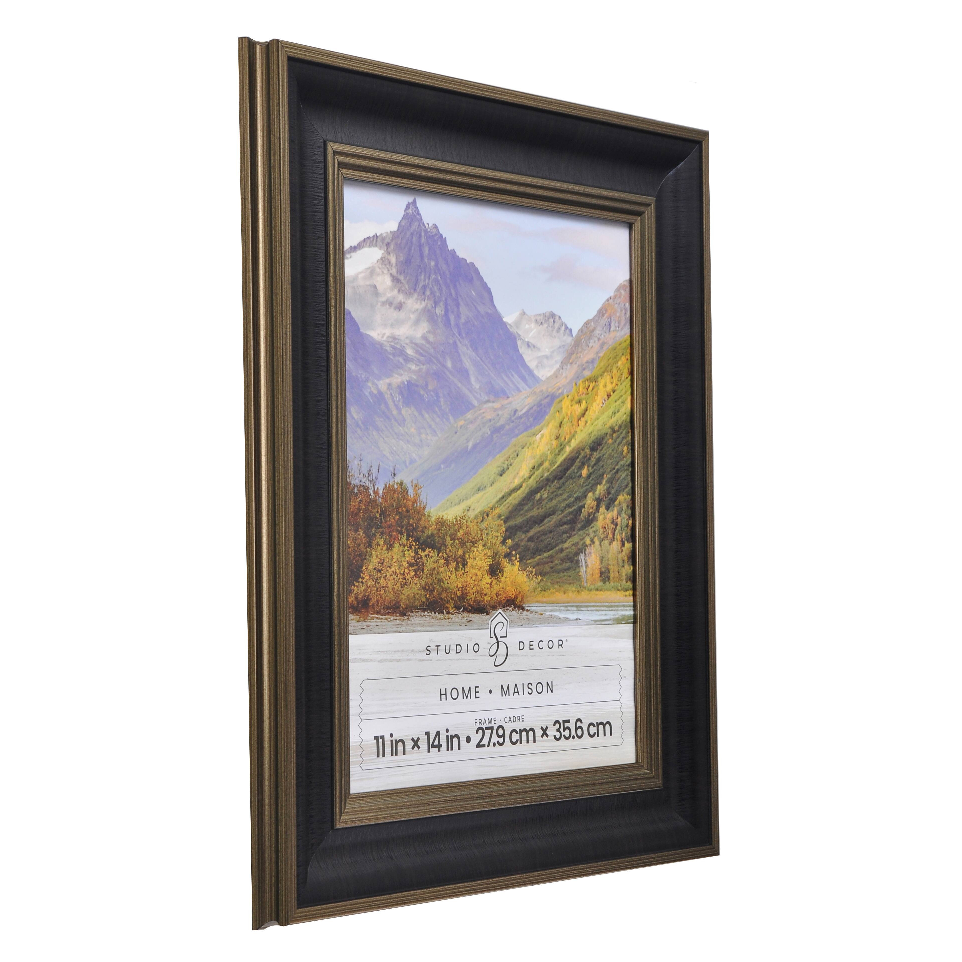 Home Black &#x26; Gold Leather Cigar Wall Frame by Studio D&#xE9;cor&#xAE;