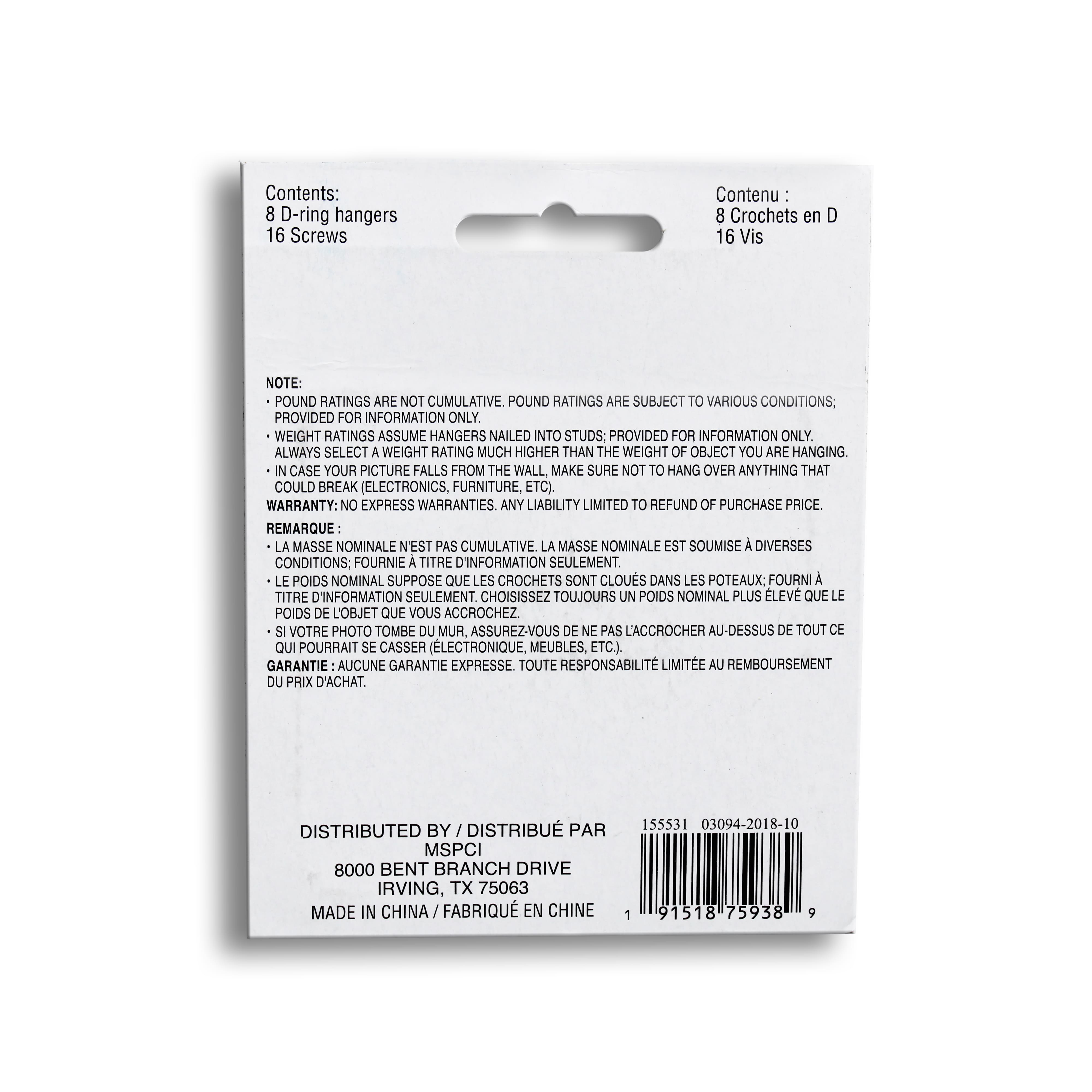 D-Ring Hanger Value Pack by Studio Décor®