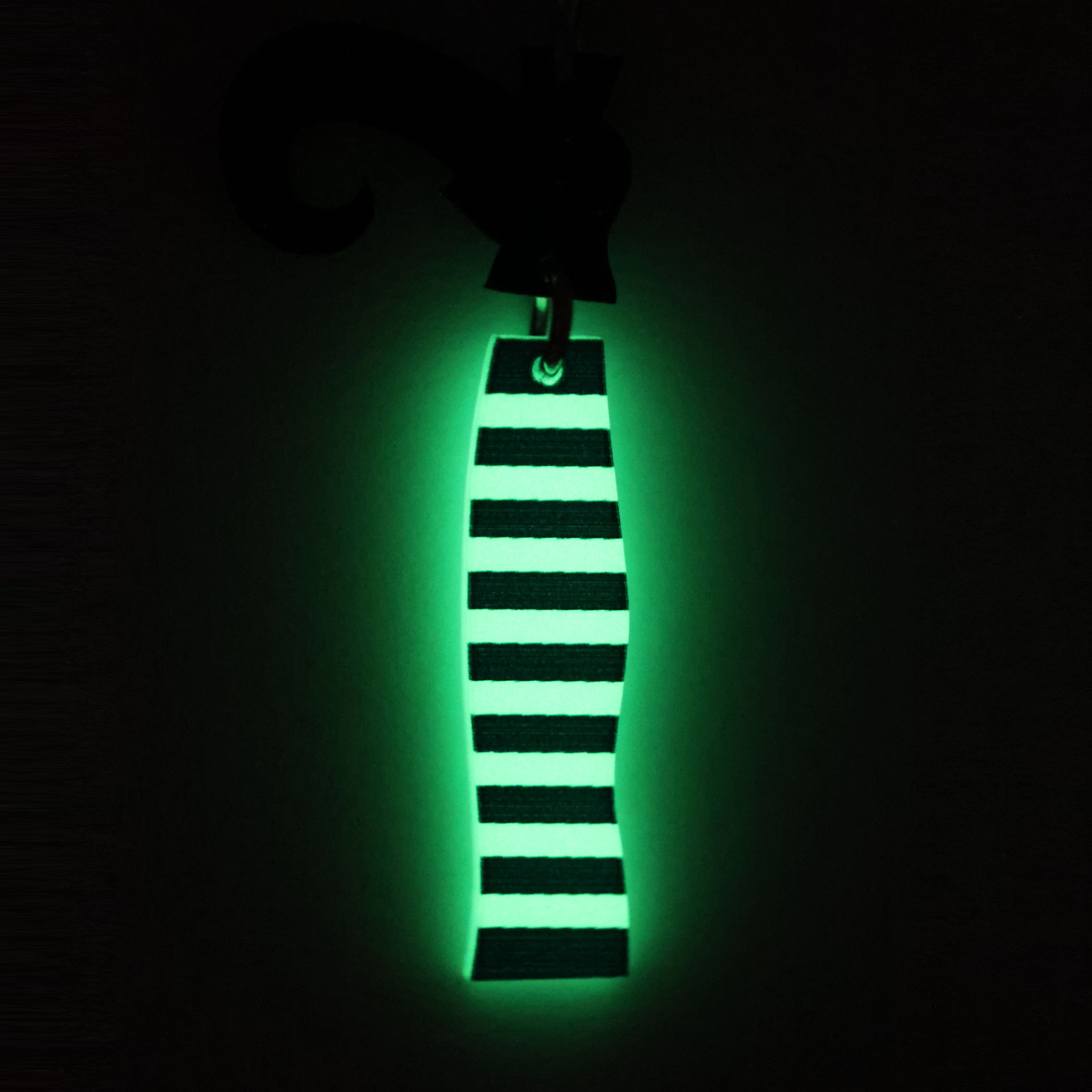 Glow-in-the-Dark Witch Boot Earrings by Celebrate It&#x2122;