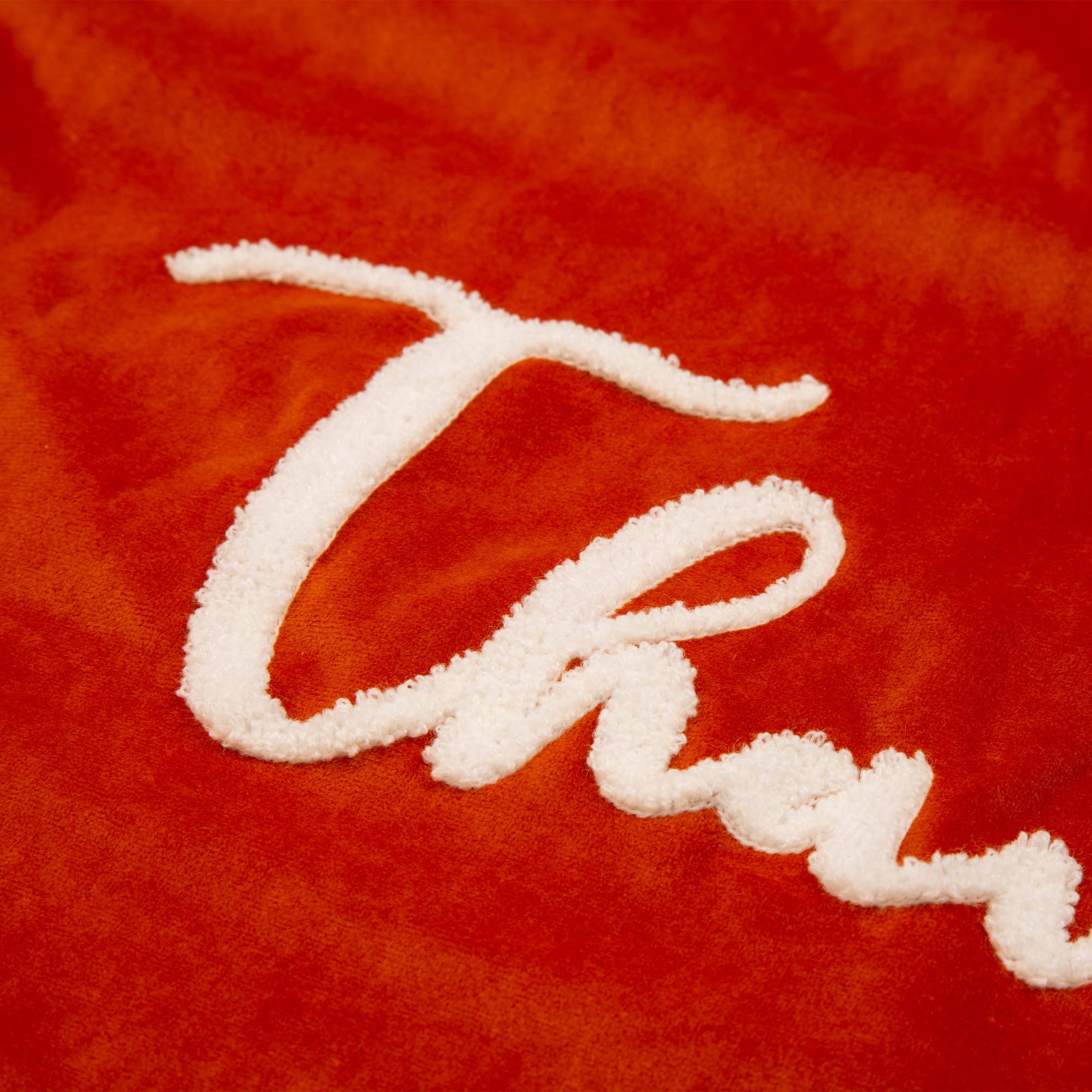 Glitzhome® Orange Velvet Thankful Pillow Cover