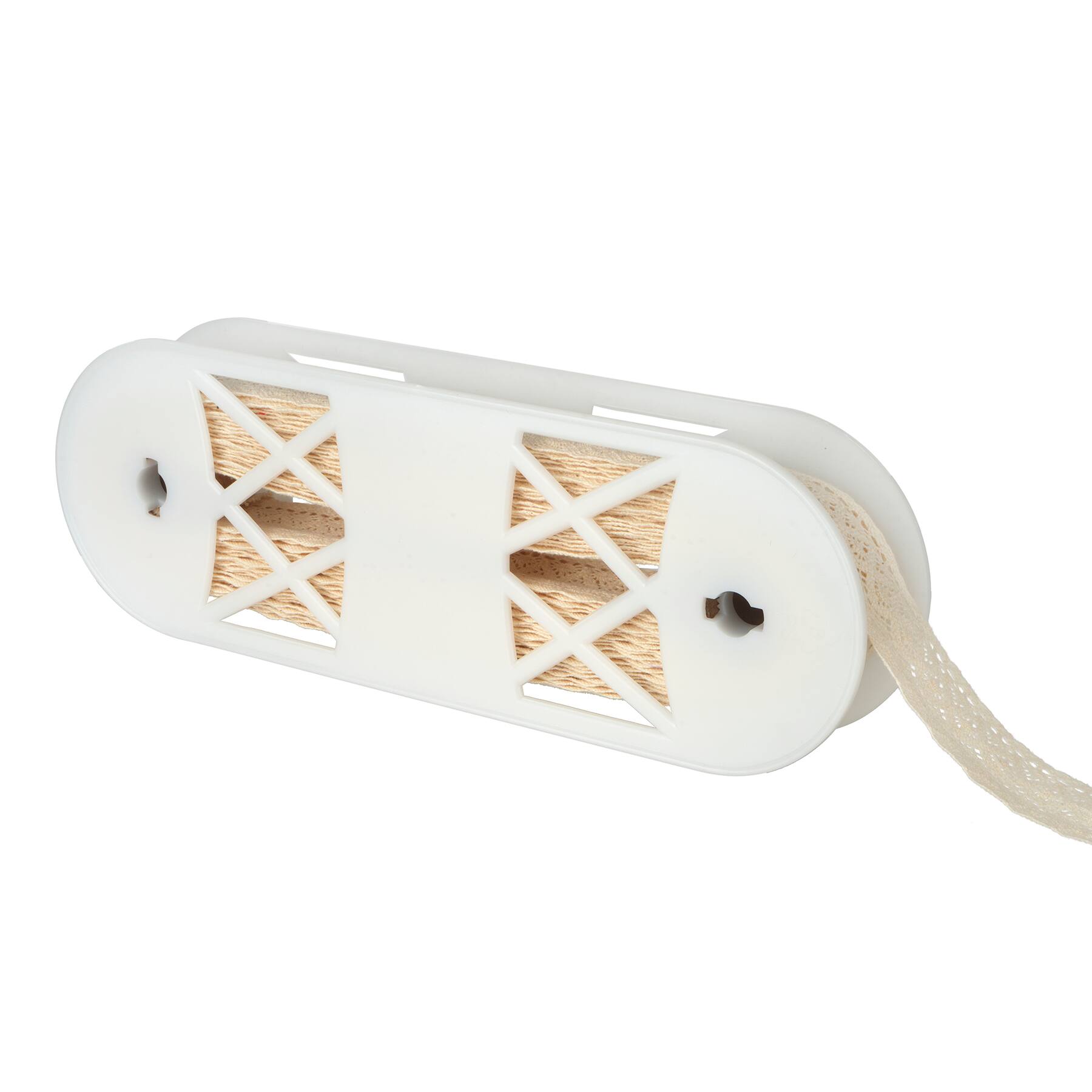 1.25&#x22; Ivory Scalloped Crochet Lace Trim by Celebrate It&#xAE;