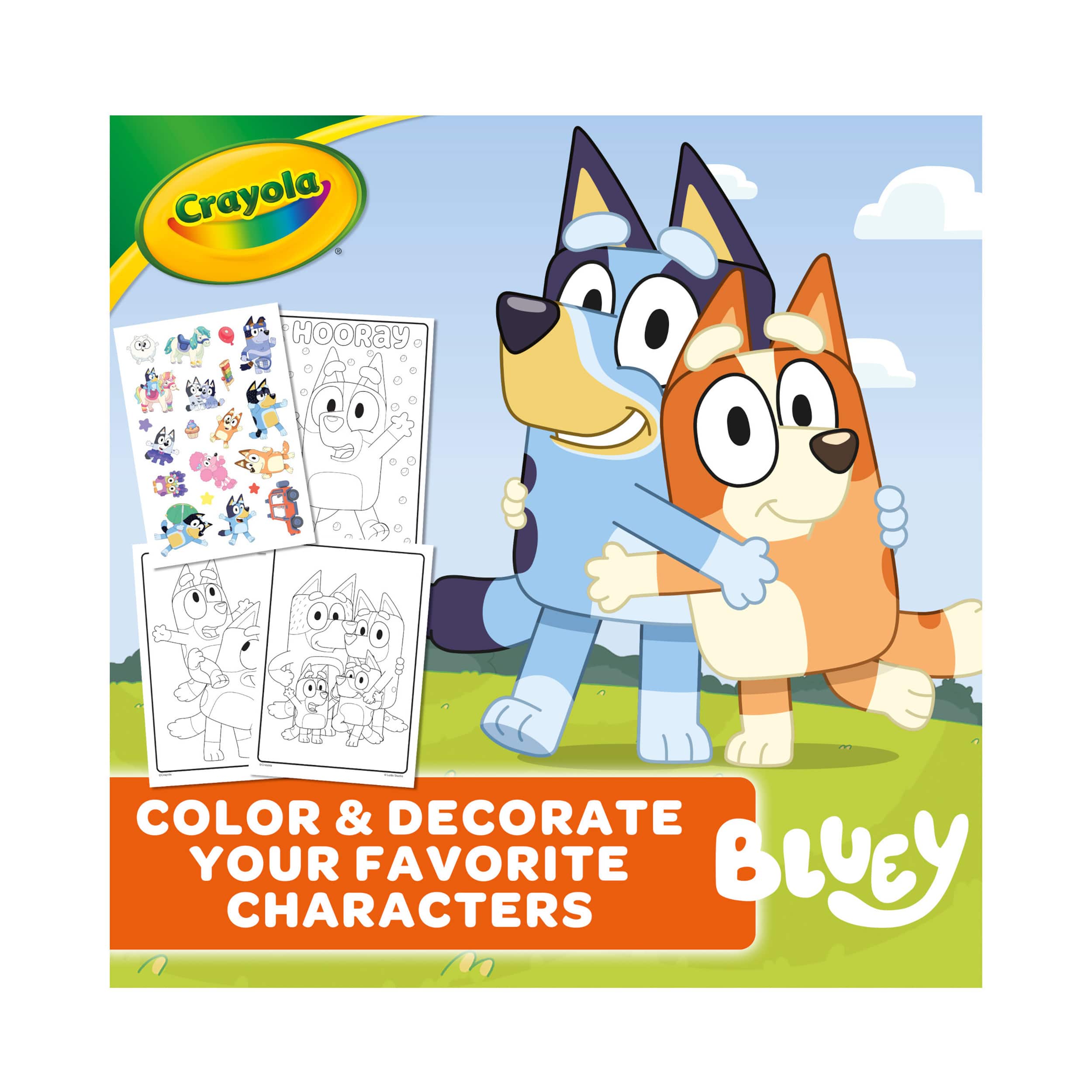 Crayola® Bluey Colouring Book & Sticker Sheet