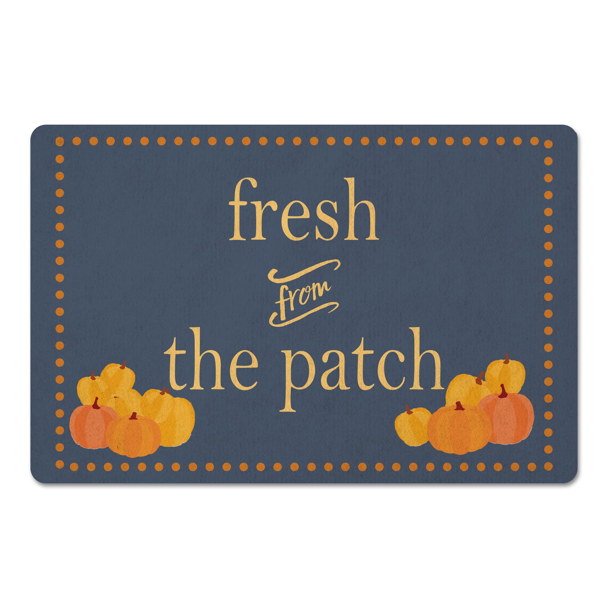 Fresh Patch Pumpkins Floor Mat