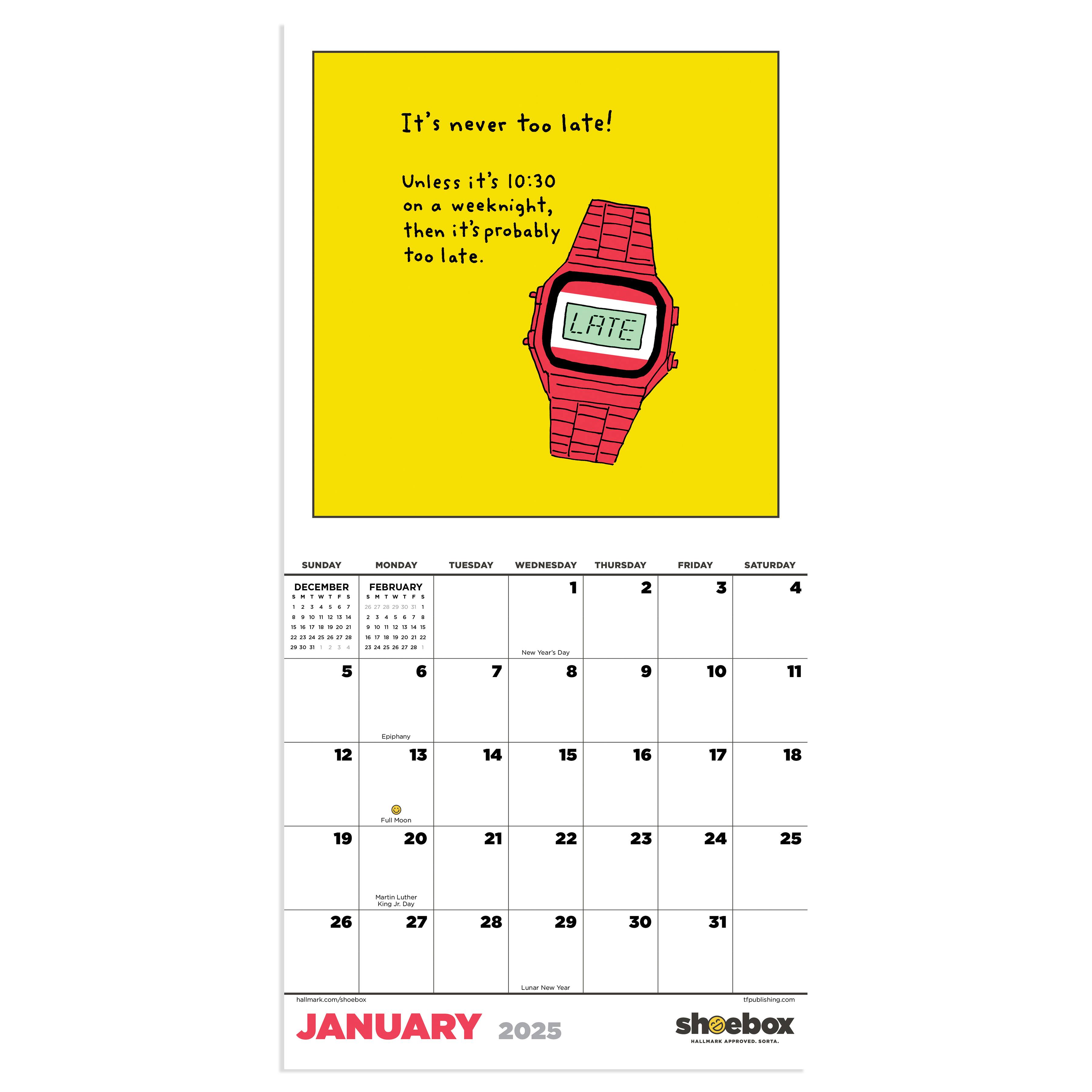 TF Publishing 2025 Shoebox Mini Calendar
