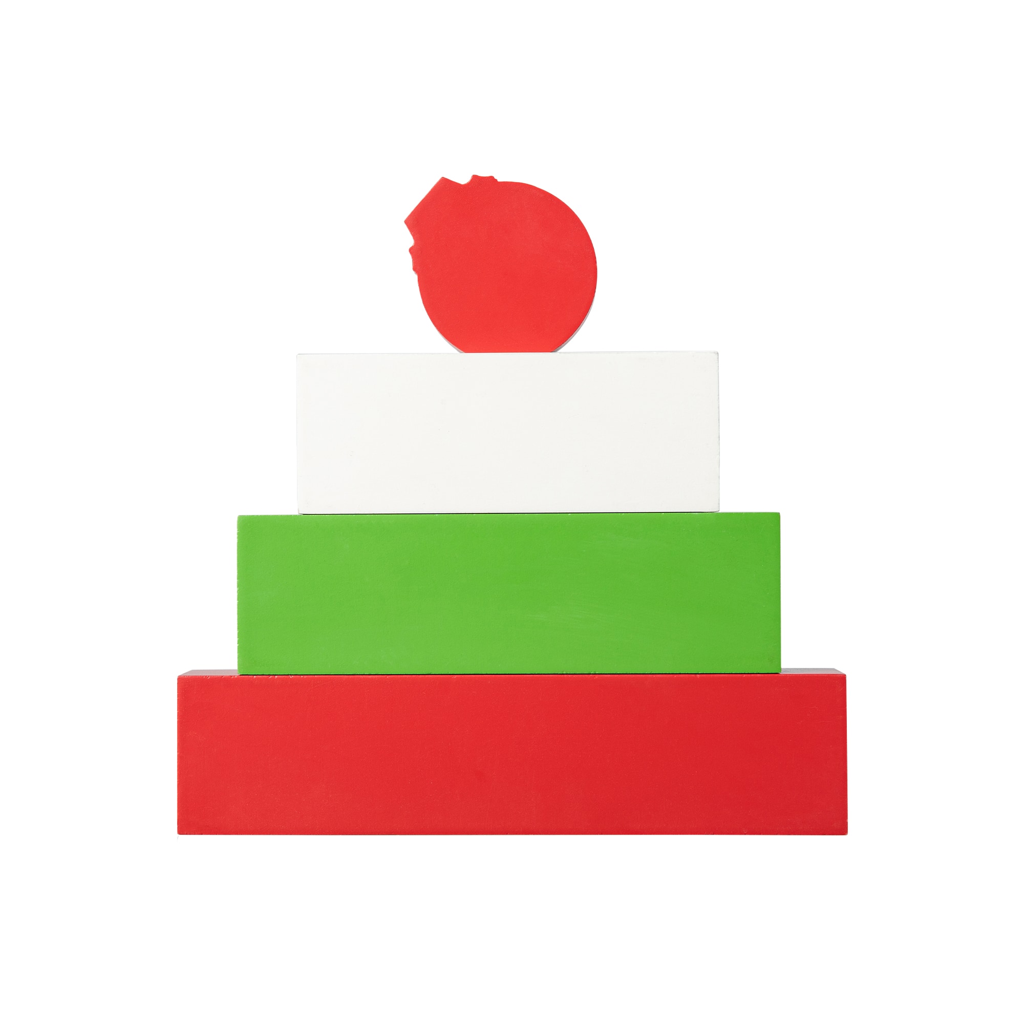 Glitzhome® 9.5" Christmas Wooden Block Word Sign