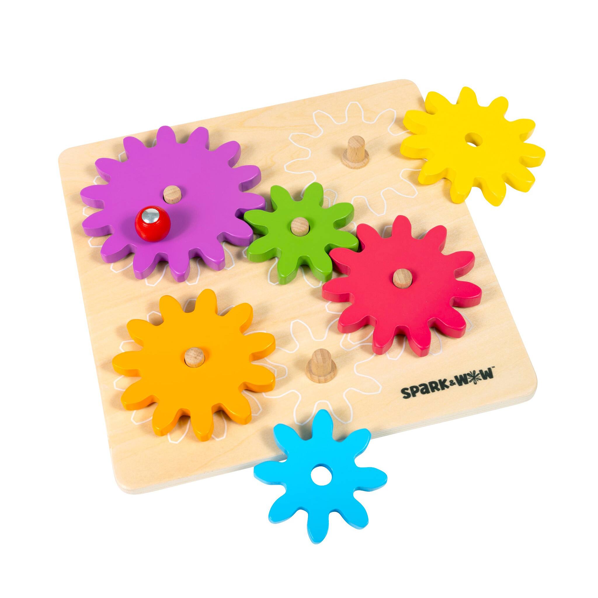 Spark & Wow™ Spinny Gears Wooden Puzzle Board Kit