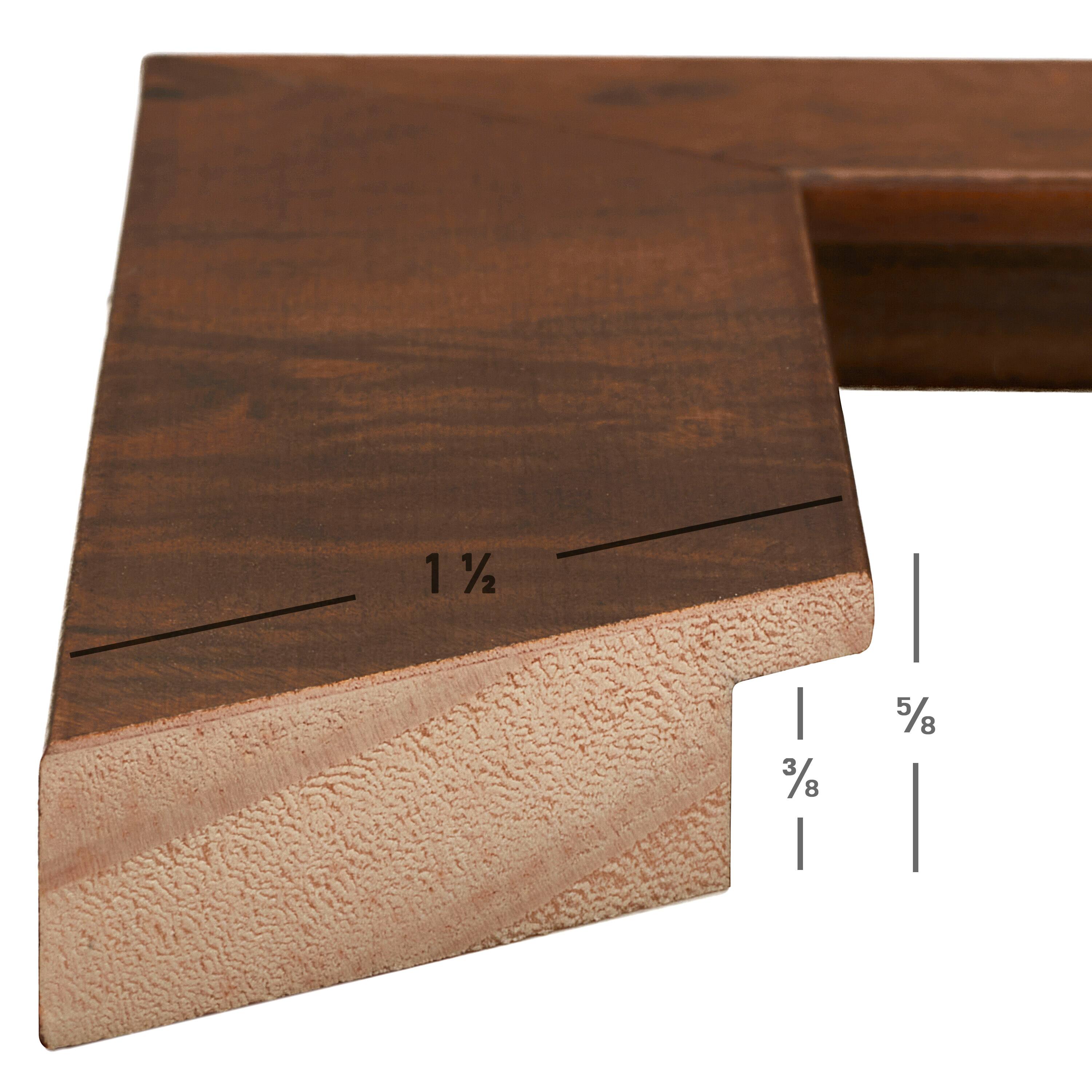 Craig Frames Innovations Brown Burl Picture Frame