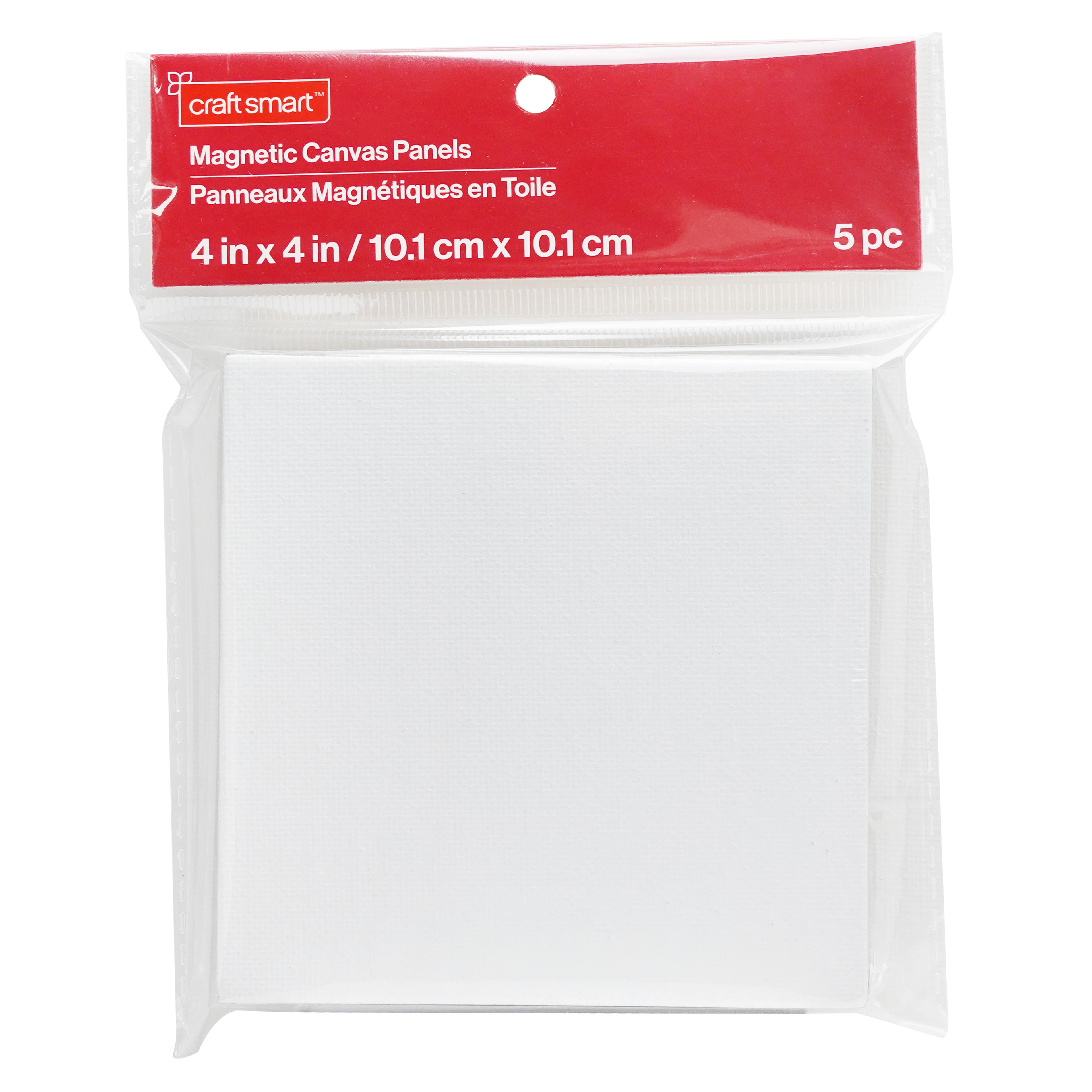 5 Pack 4&#x22; Shaped Magnetic Canvas Panels by Craft Smart&#x2122;