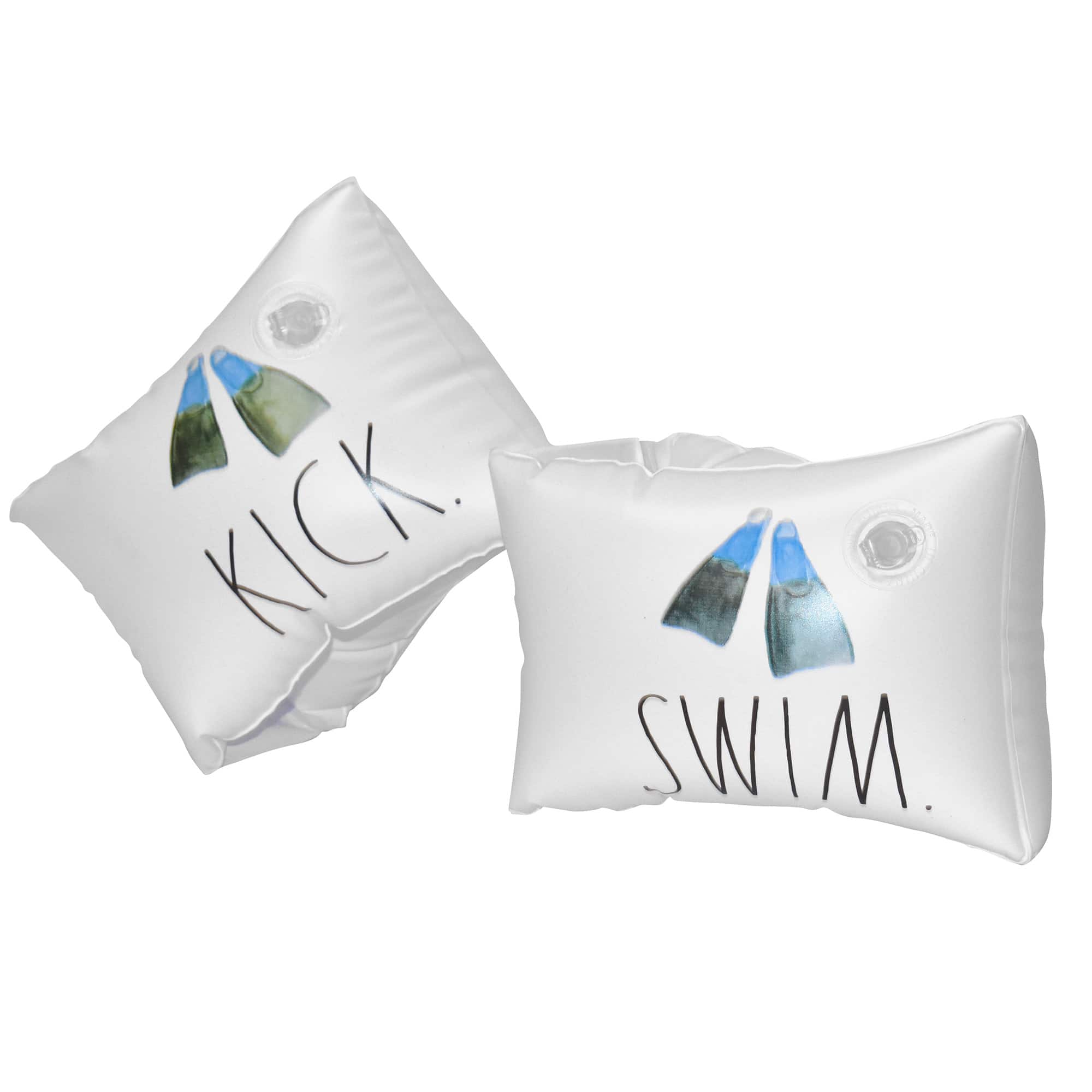 Rae Dunn Swim Kick Play Water Wings & Beach Ball Set