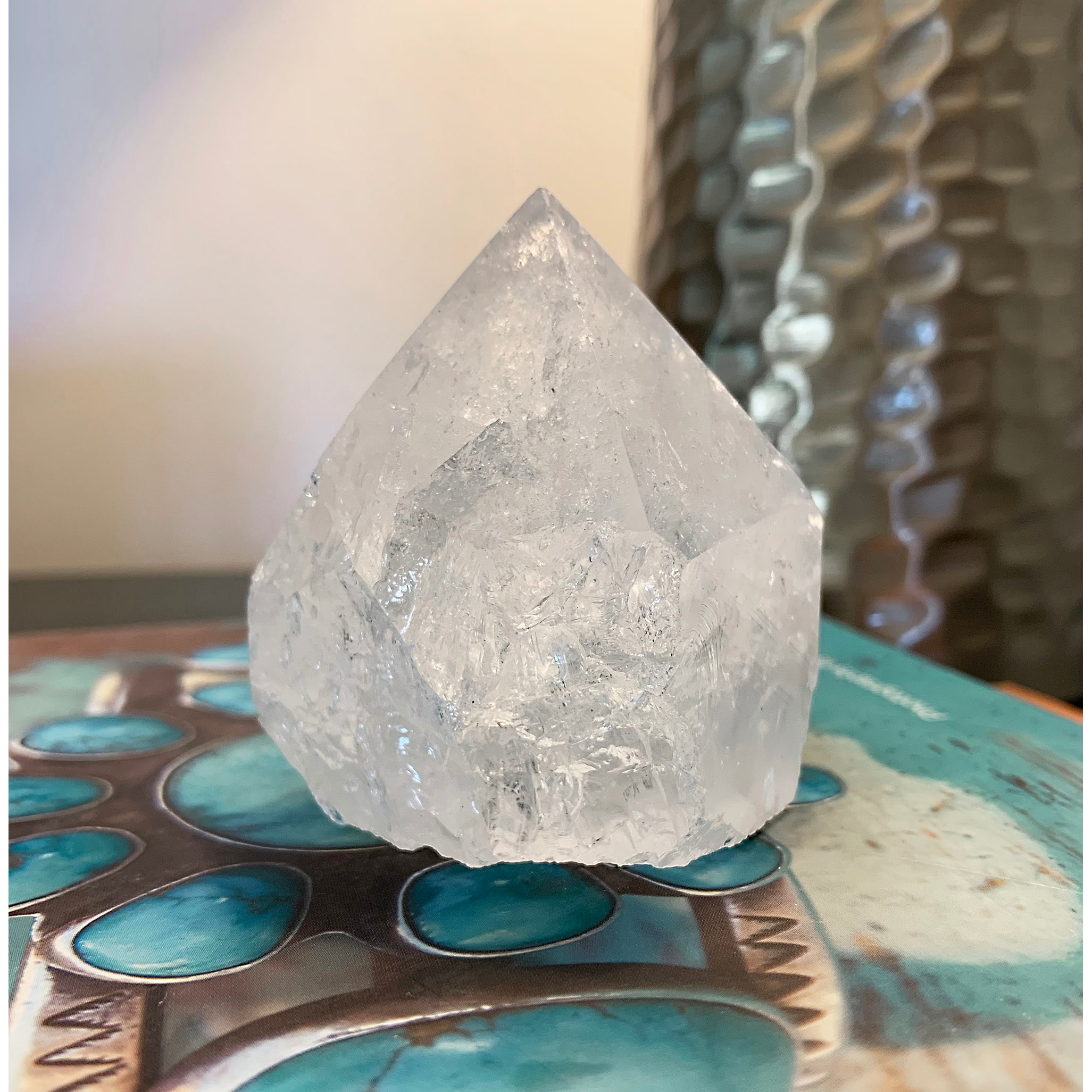Crystal Quartz Point - Semi Polished