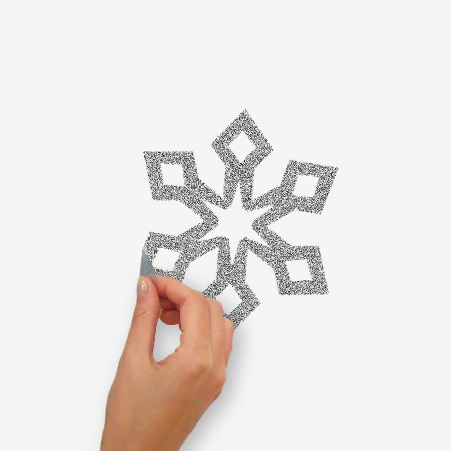 RoomMates Glitter Snowflakes Peel & Stick Wall Decals