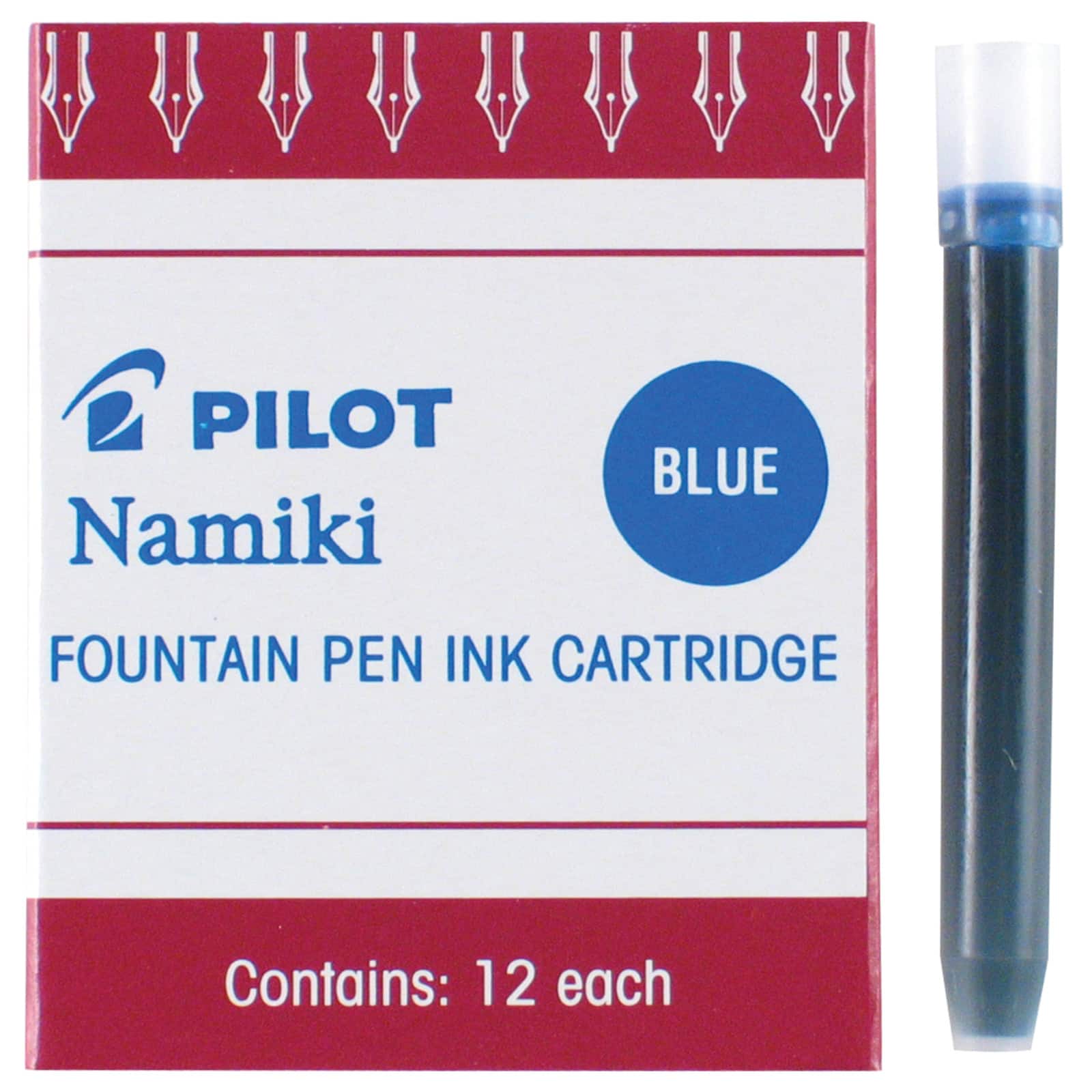 Pilot&#xAE; Namiki&#xAE; Blue Ink Cartridges, 12ct.