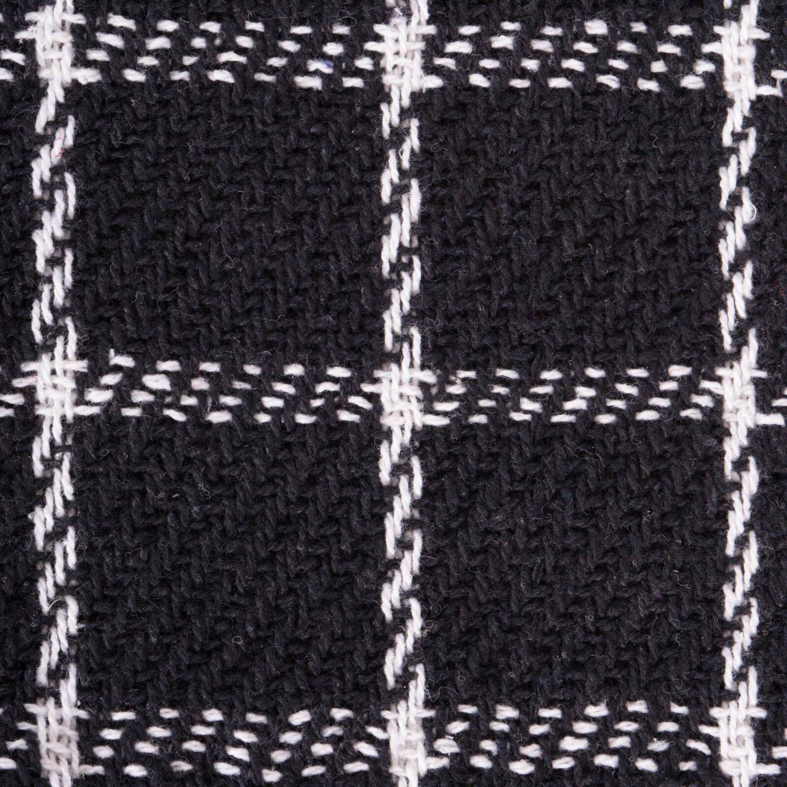 DII&#xAE; Black Checked Plaid Throw