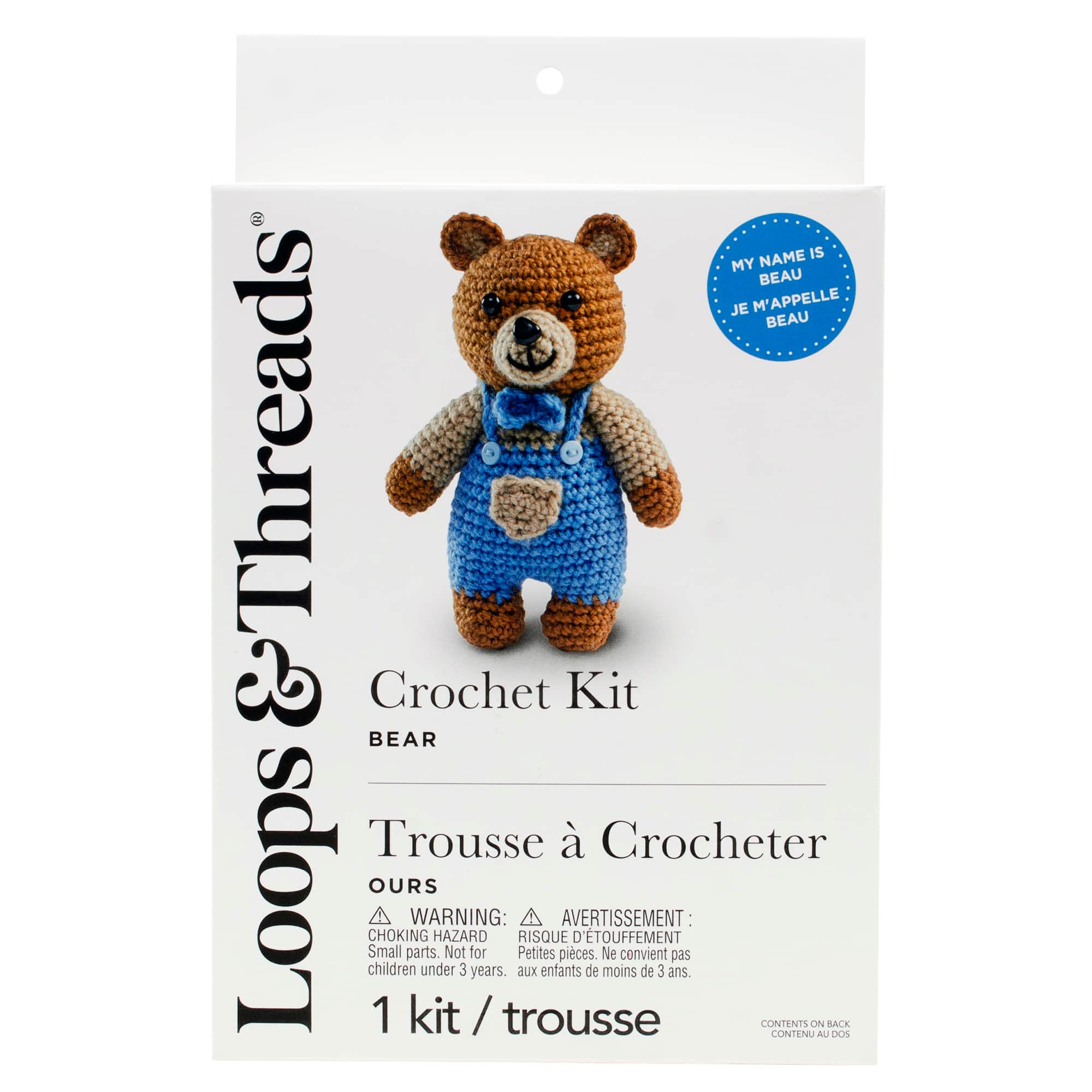Intermediate Bear Amigurumi Crochet Kit by Loops &#x26; Threads&#xAE;