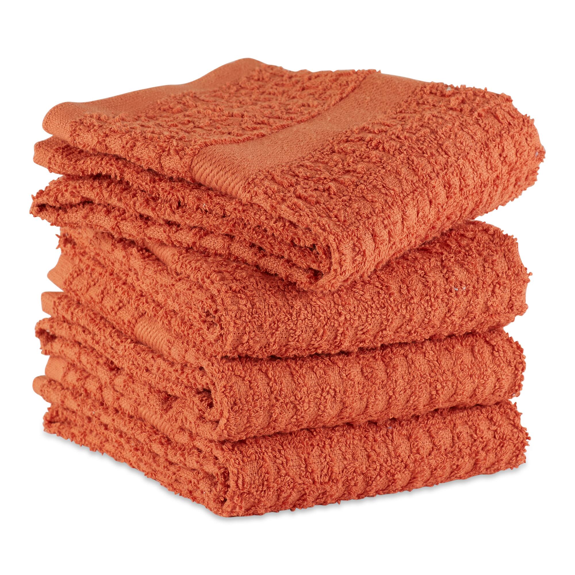 DII® Solid Spice Waffle Terry Dishtowel (Set of 4)