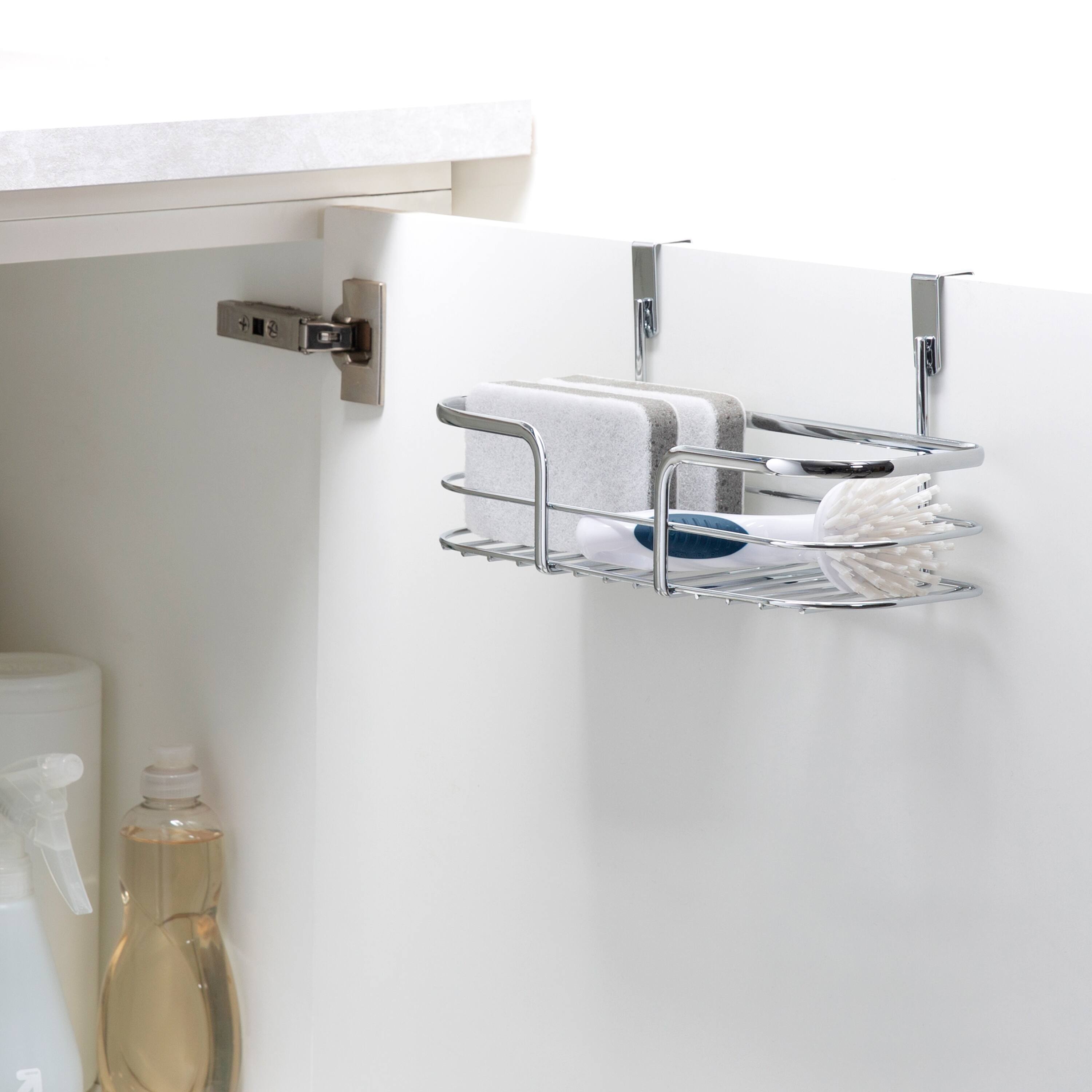 Kitchen Details Small Chrome Over the Cabinet Organizer