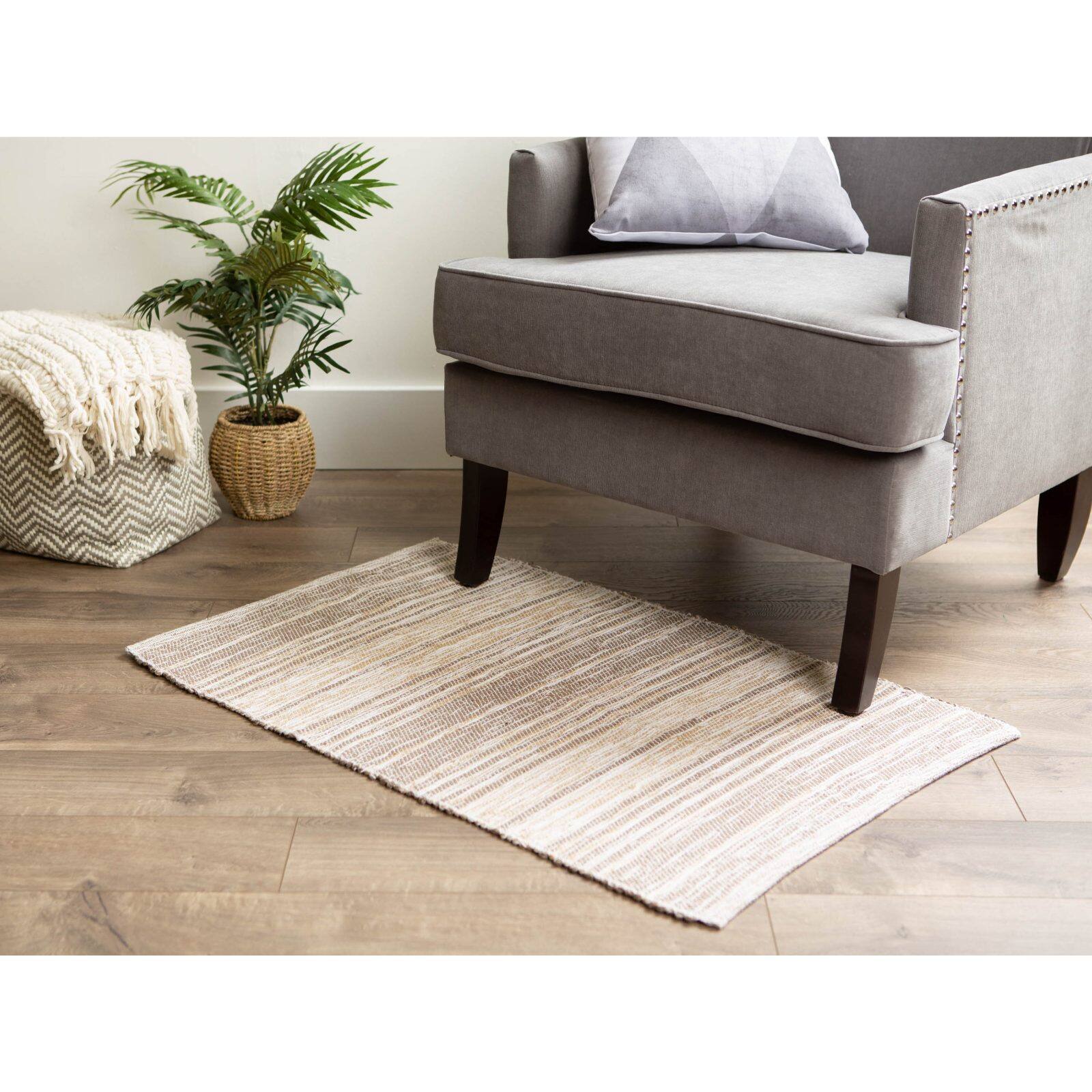 DII® Variegated Stone Recycled Yarn Rug, 2ft. x 3ft.