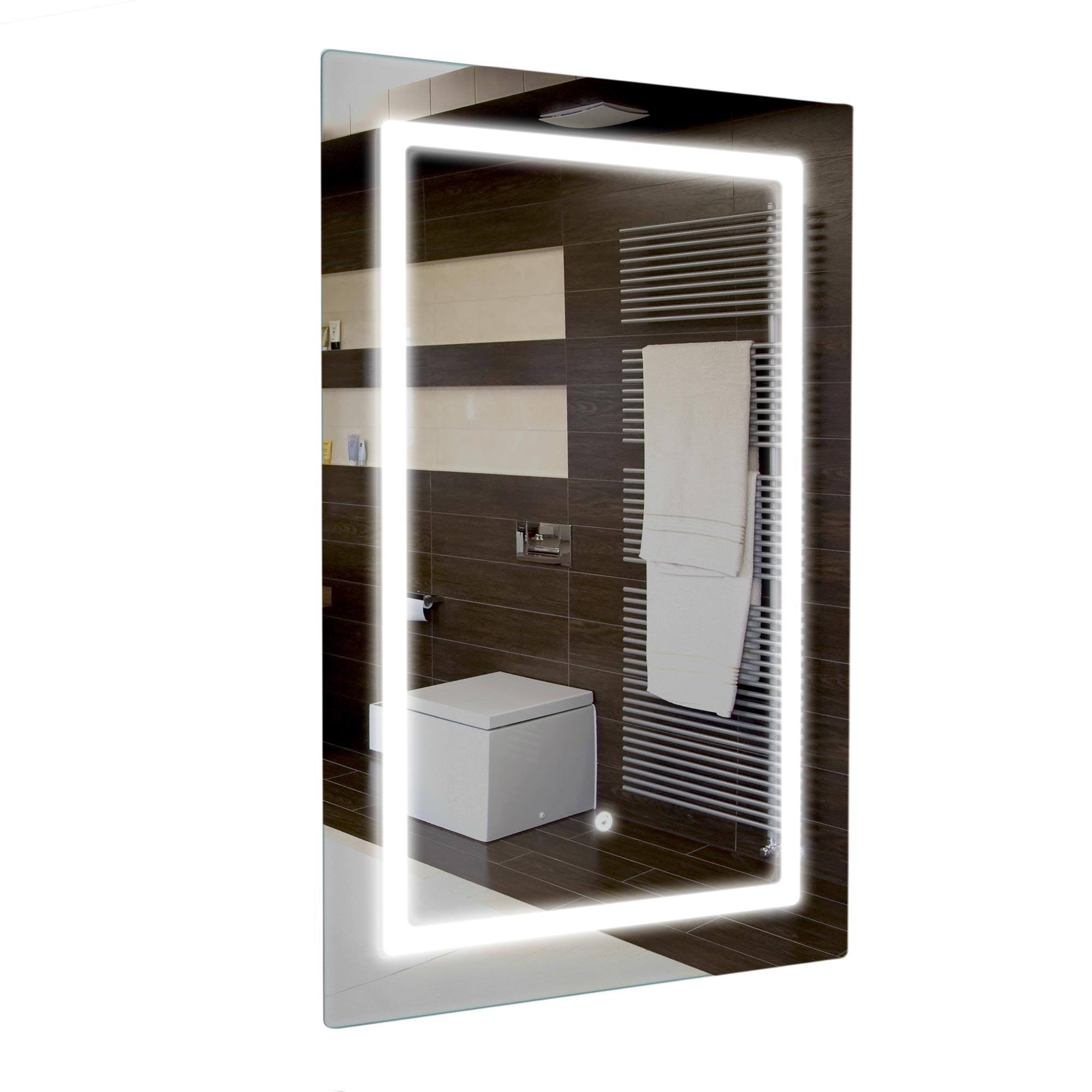 Head West LED Vanity Touch Sensor Wall Mirror