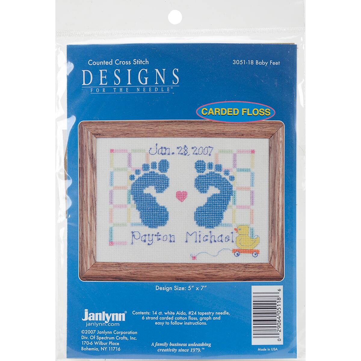 Janlynn® Baby Feet Counted Cross Stitch Kit