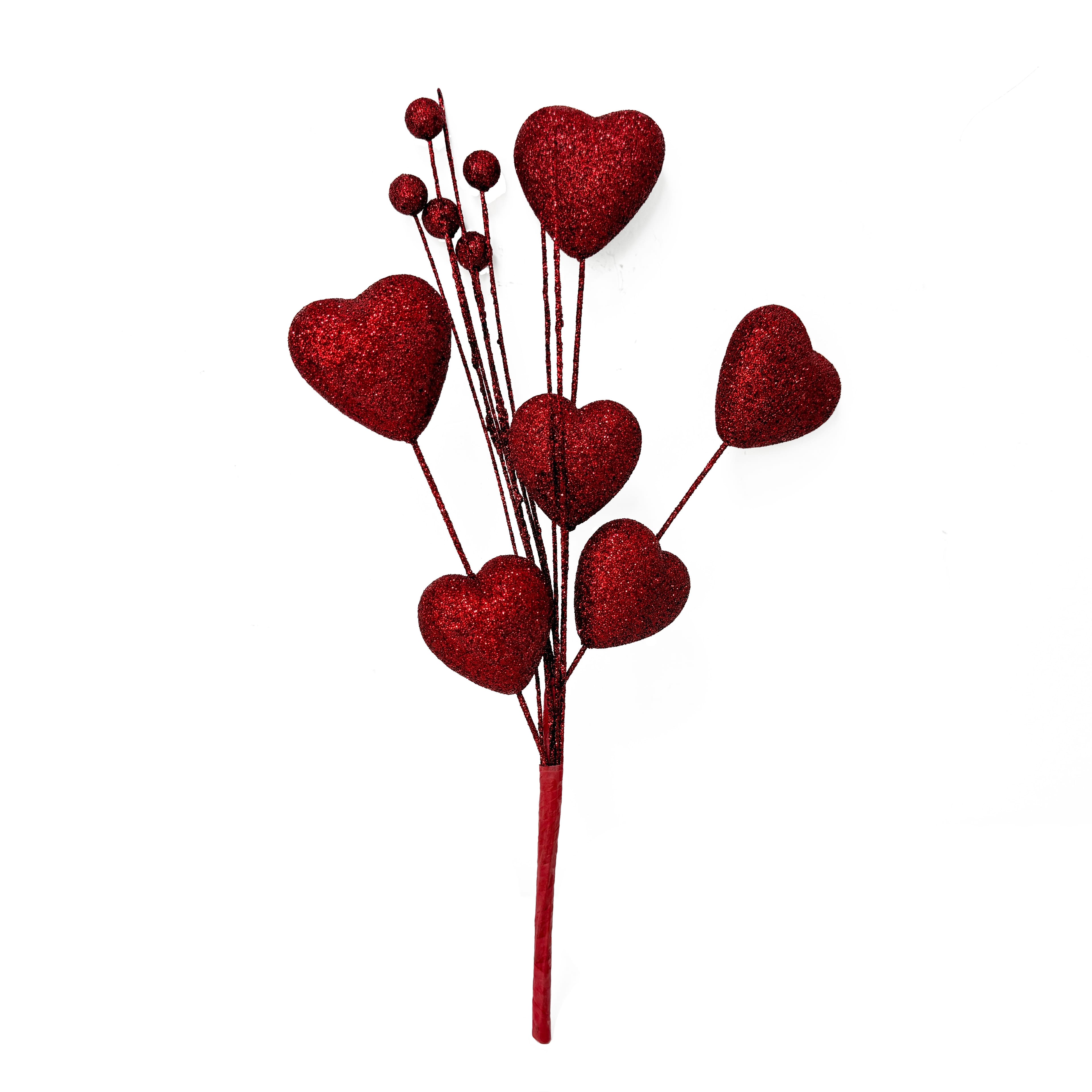 12.5" Red Hearts Pick by Celebrate It™