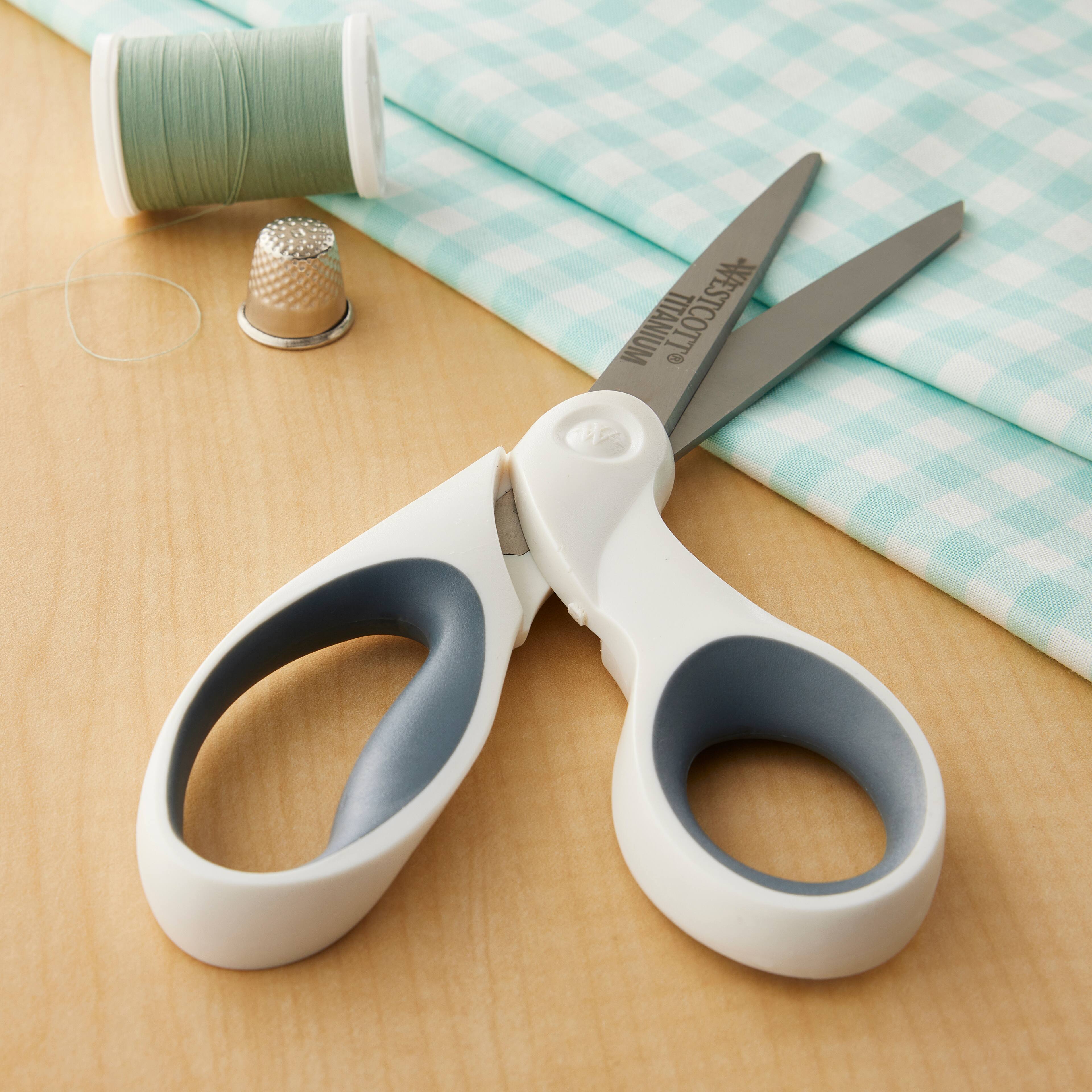 6 Pack: Westcott® Bent Titanium Scissors