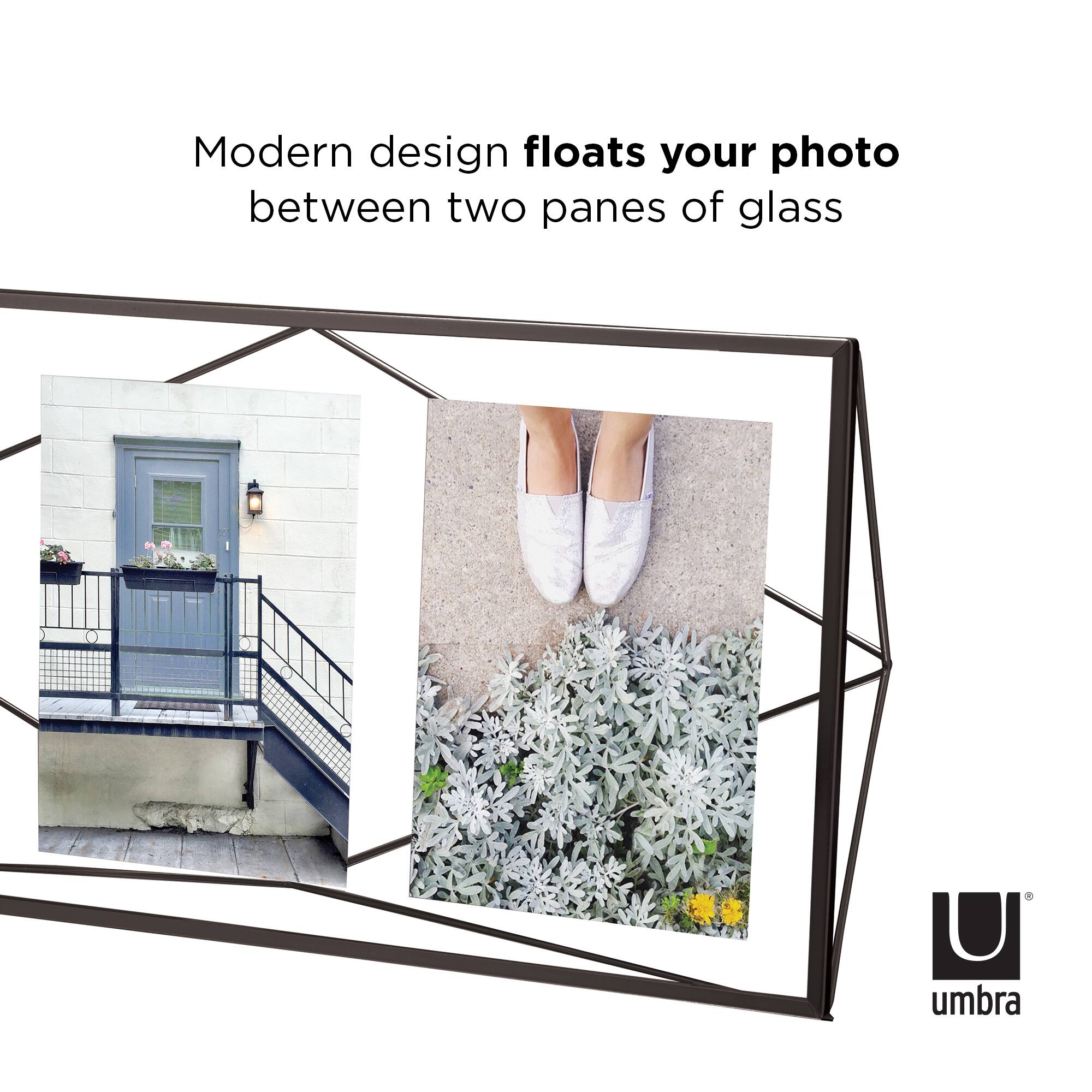 Umbra Black Prisma 3 Opening Picture Frame