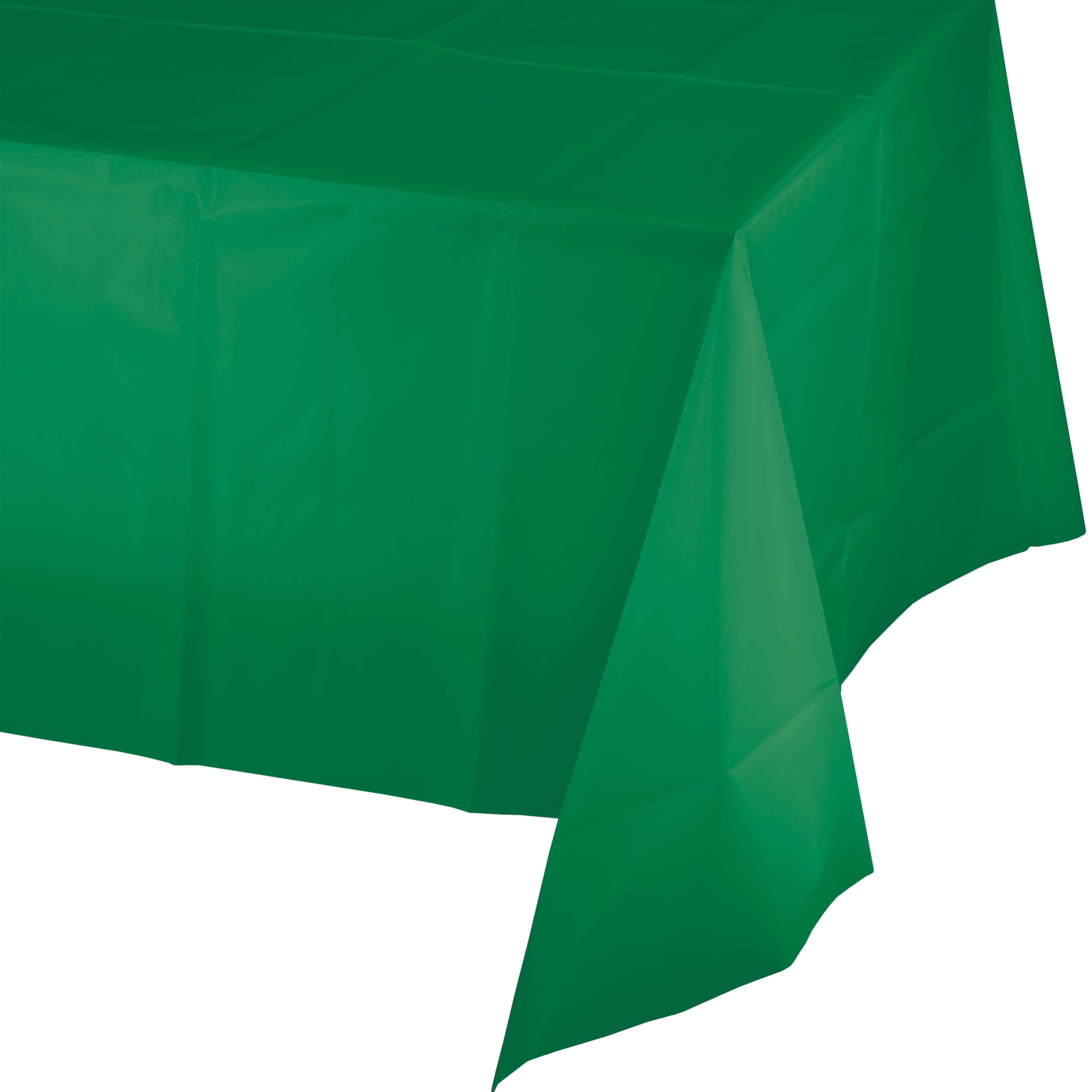 Hoffmaster 54&#x22; x 108&#x22; Plastic Tablecloth