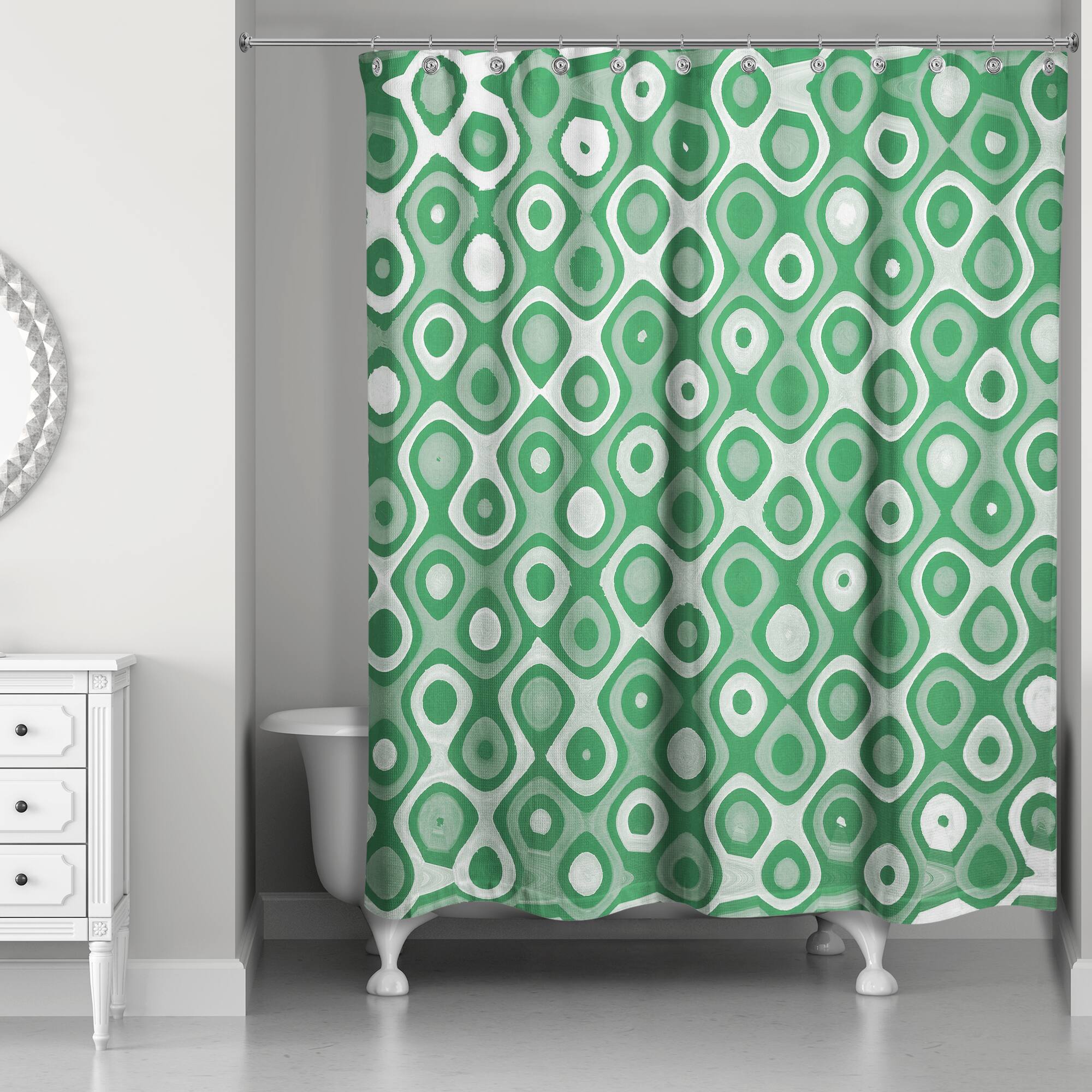 Circles Shower Curtain