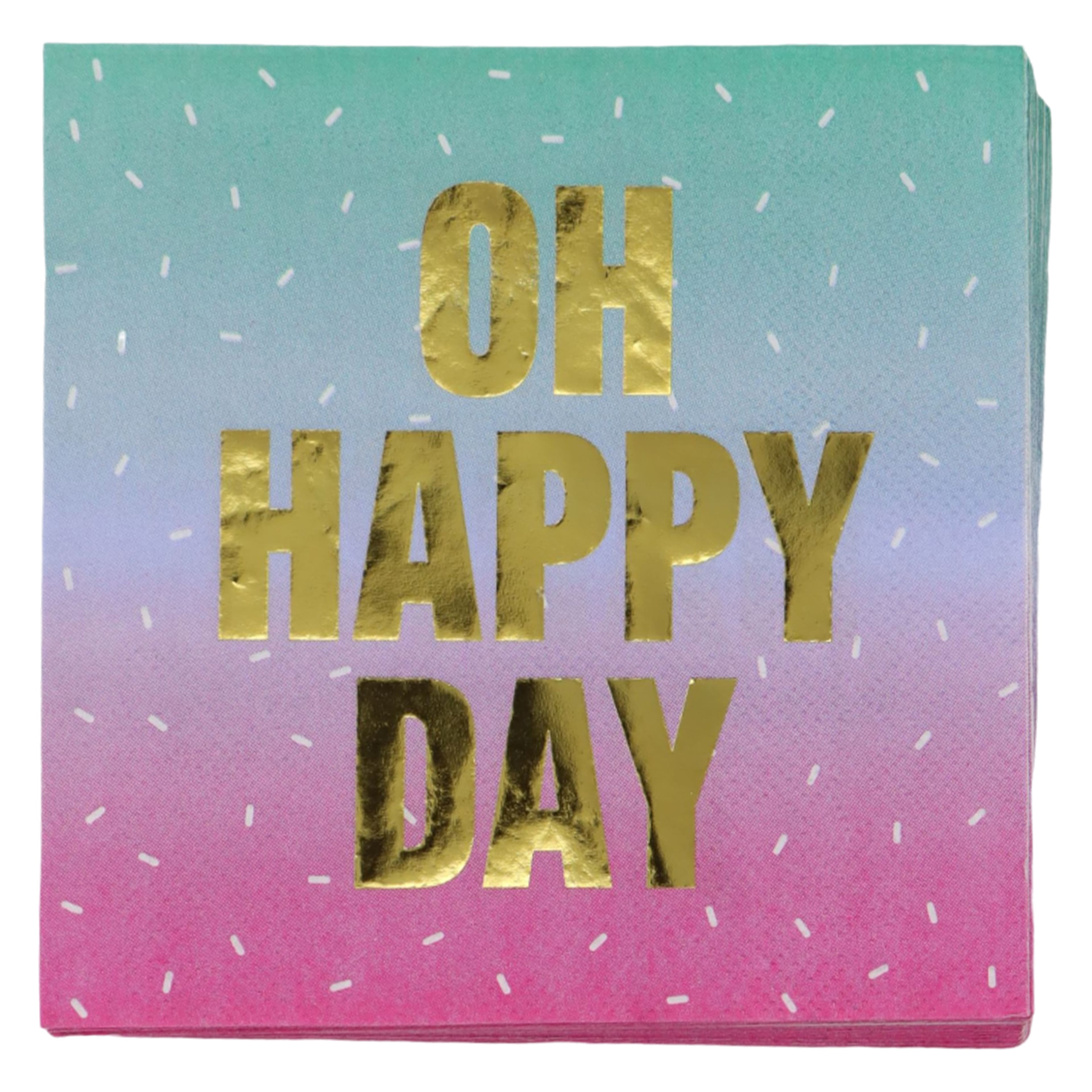 Oh Happy Day Beverage Napkins, 20ct. by Celebrate It™