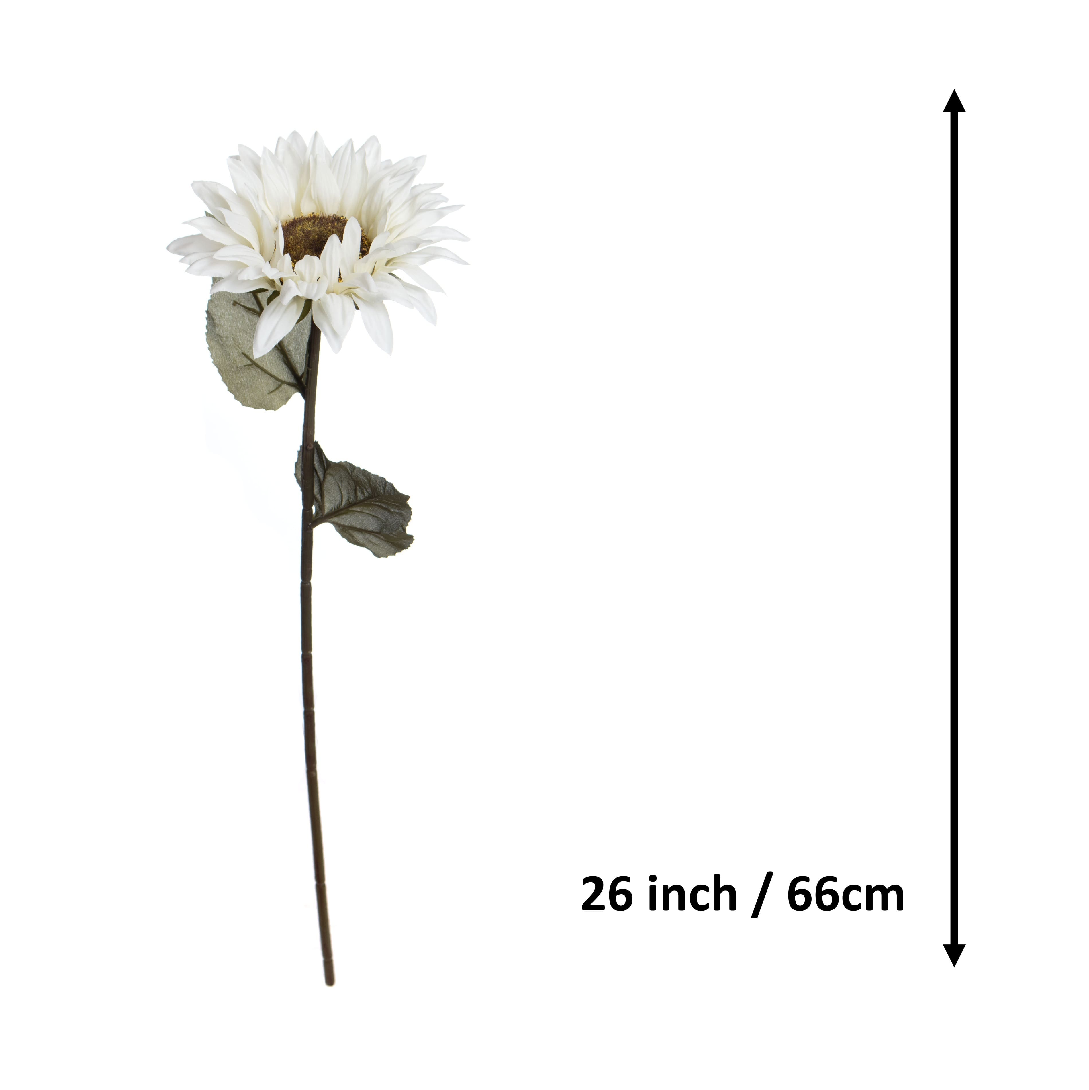 26&#x22; White Sunflower Stem by Ashland&#xAE;
