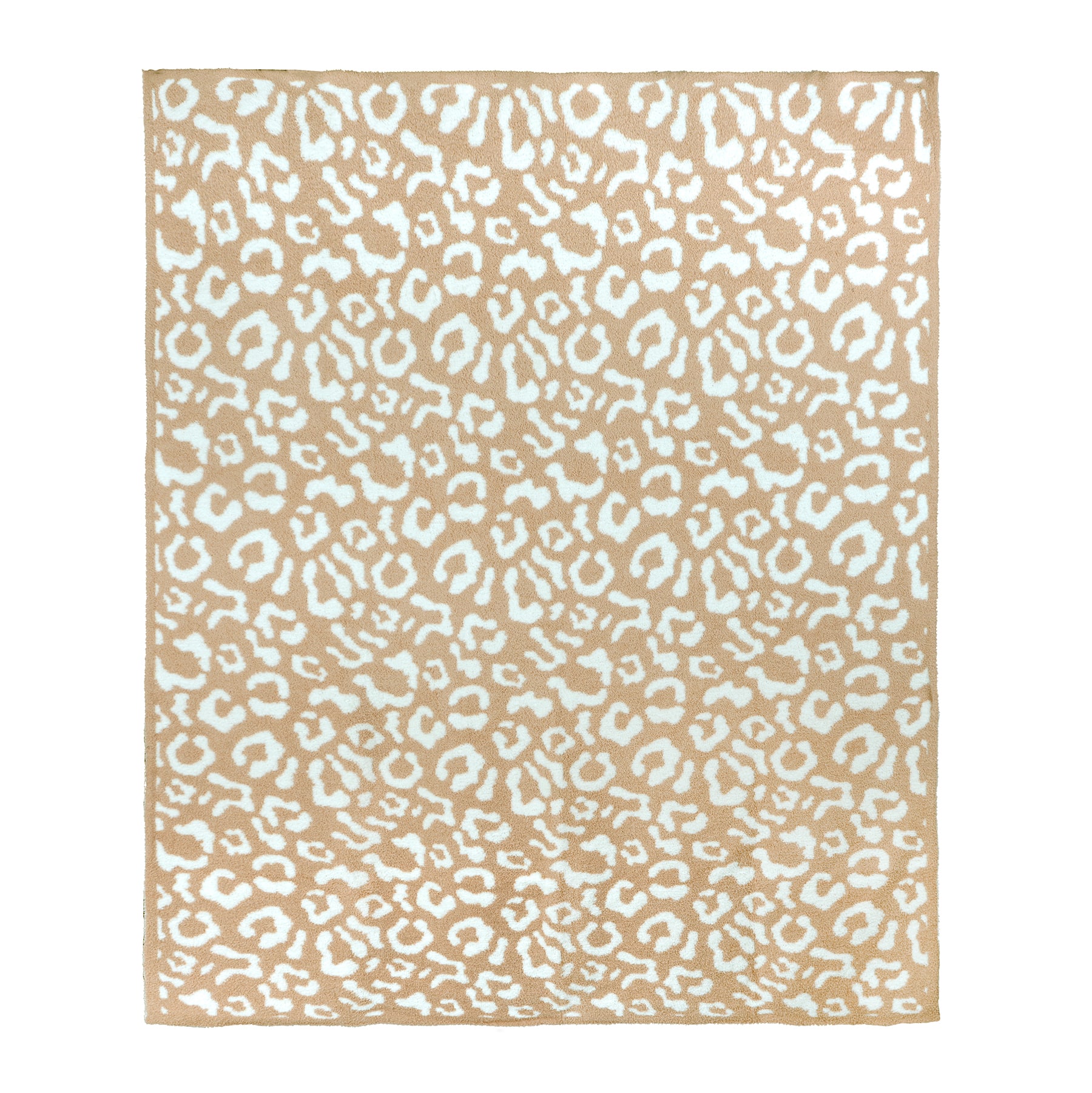 60&#x22; Cream Cheetah Print Throw Blanket by Ashland&#xAE;