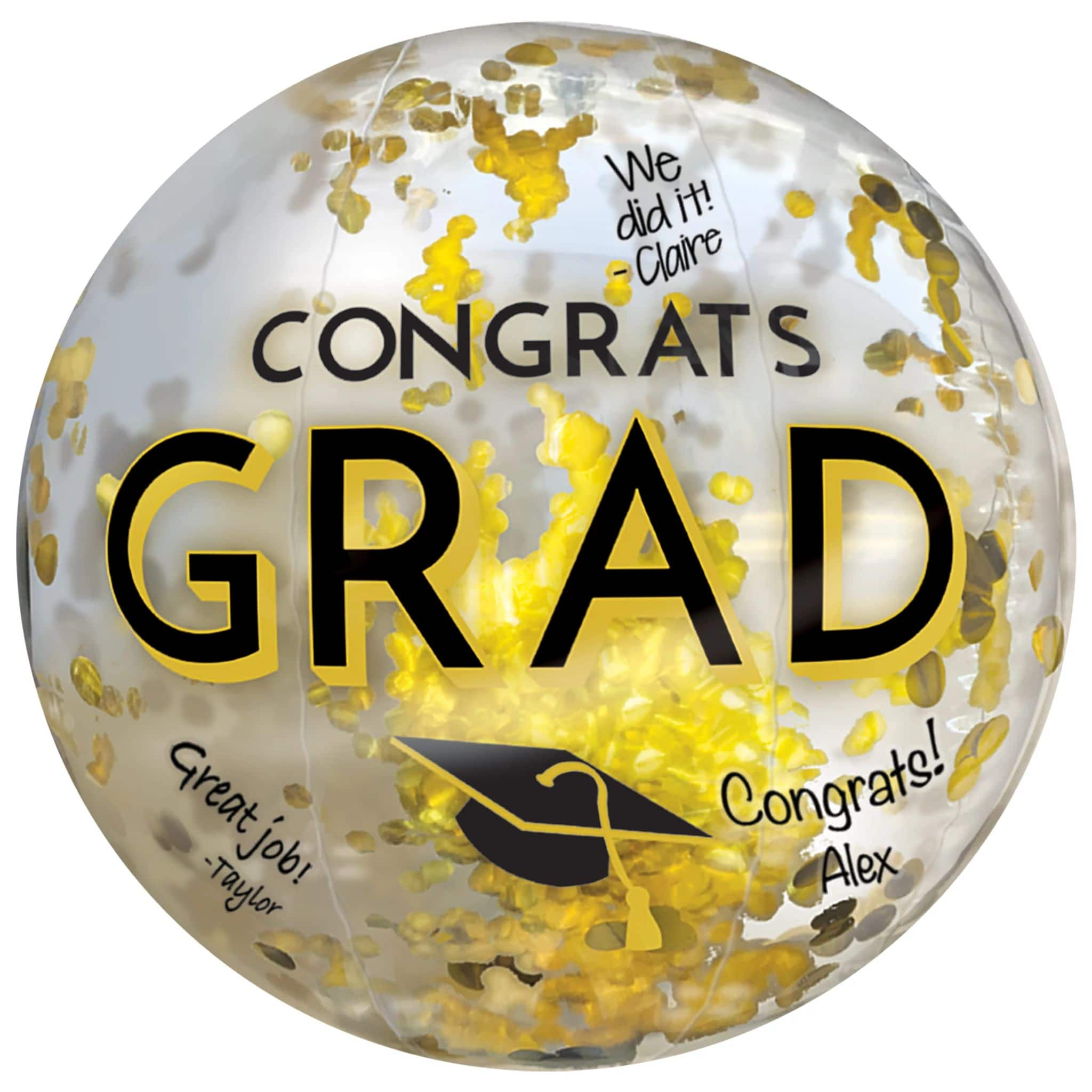 Graduation fashion beach balls