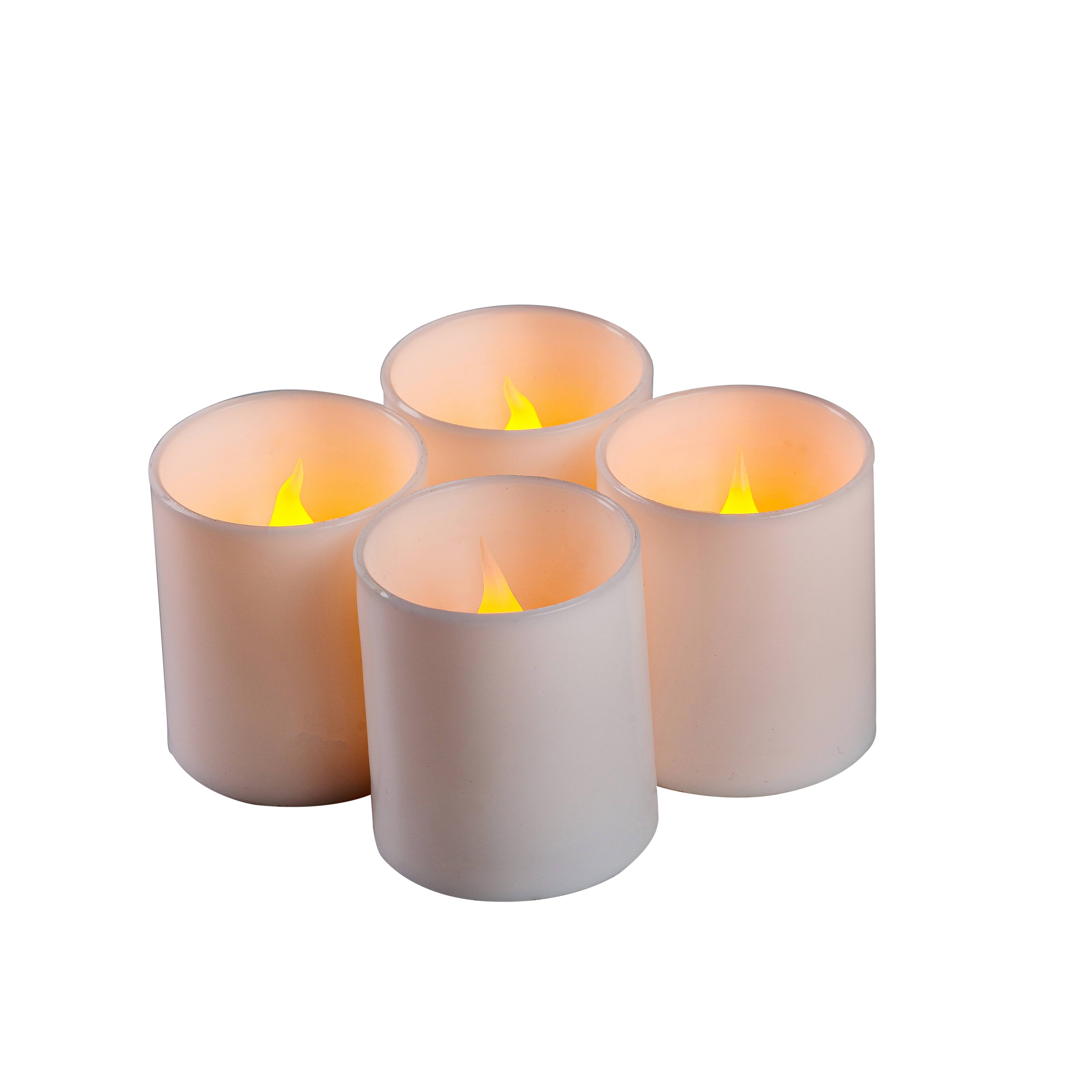 8 Packs: 4 ct. (32 total) White LED Votive Candles by Ashland®