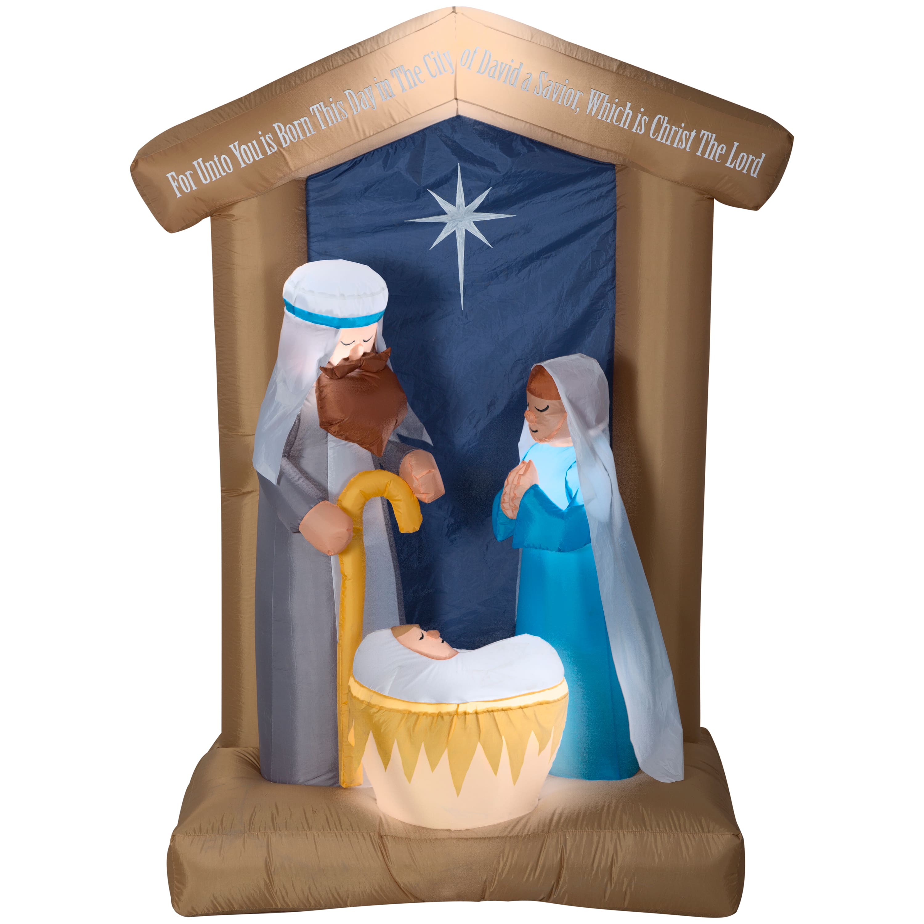 6.5ft. Airblown® Inflatable Christmas Nativity Scene