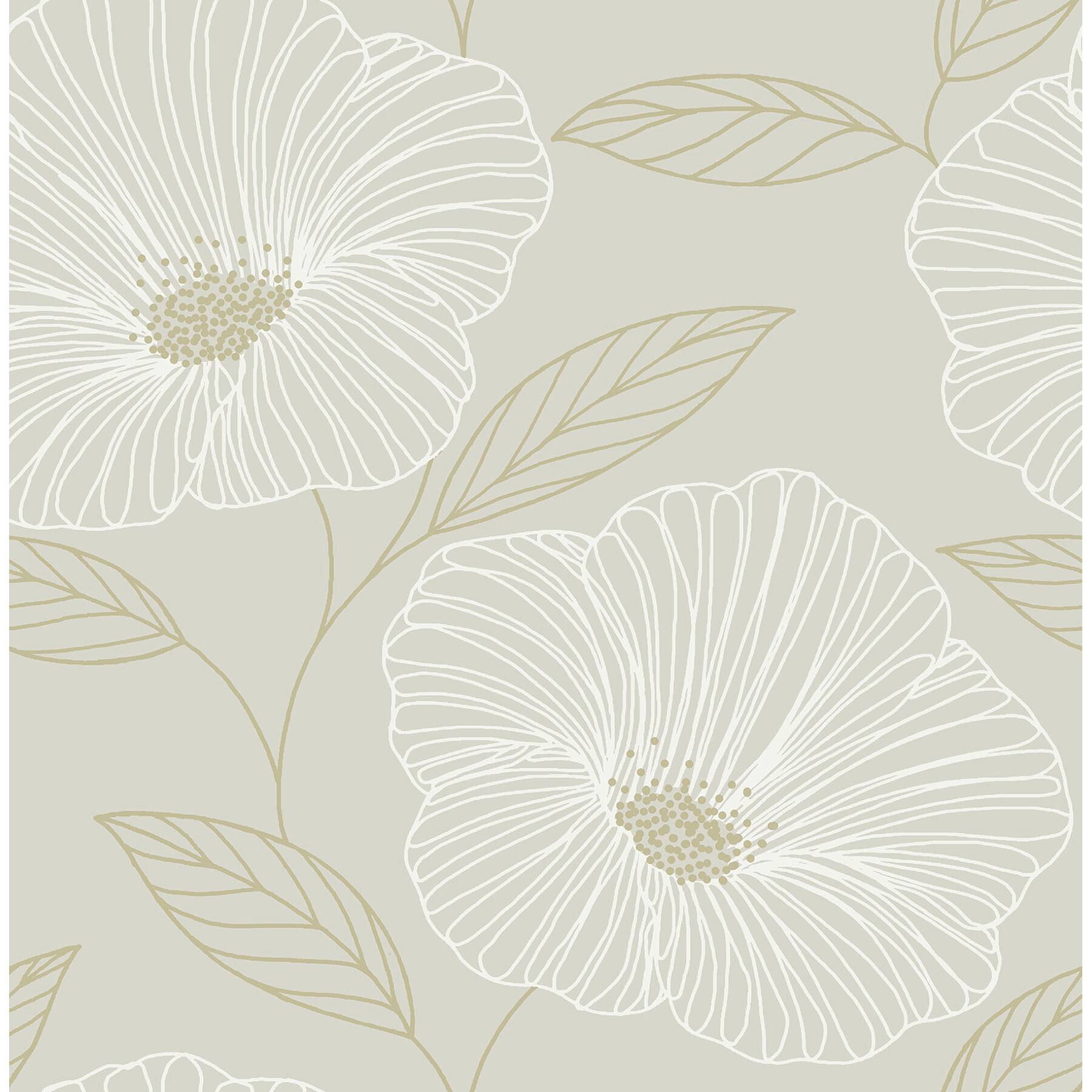 NuWallpaper Dove Floweret Peel & Stick Wallpaper