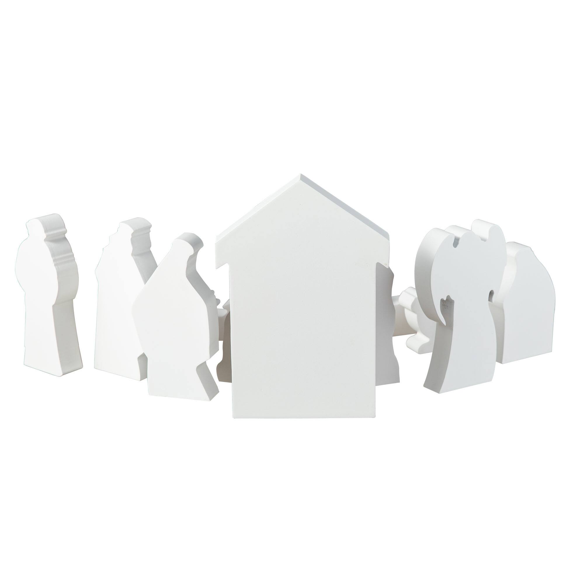 Glitzhome&#xAE; Christmas Nativity Figurine Set