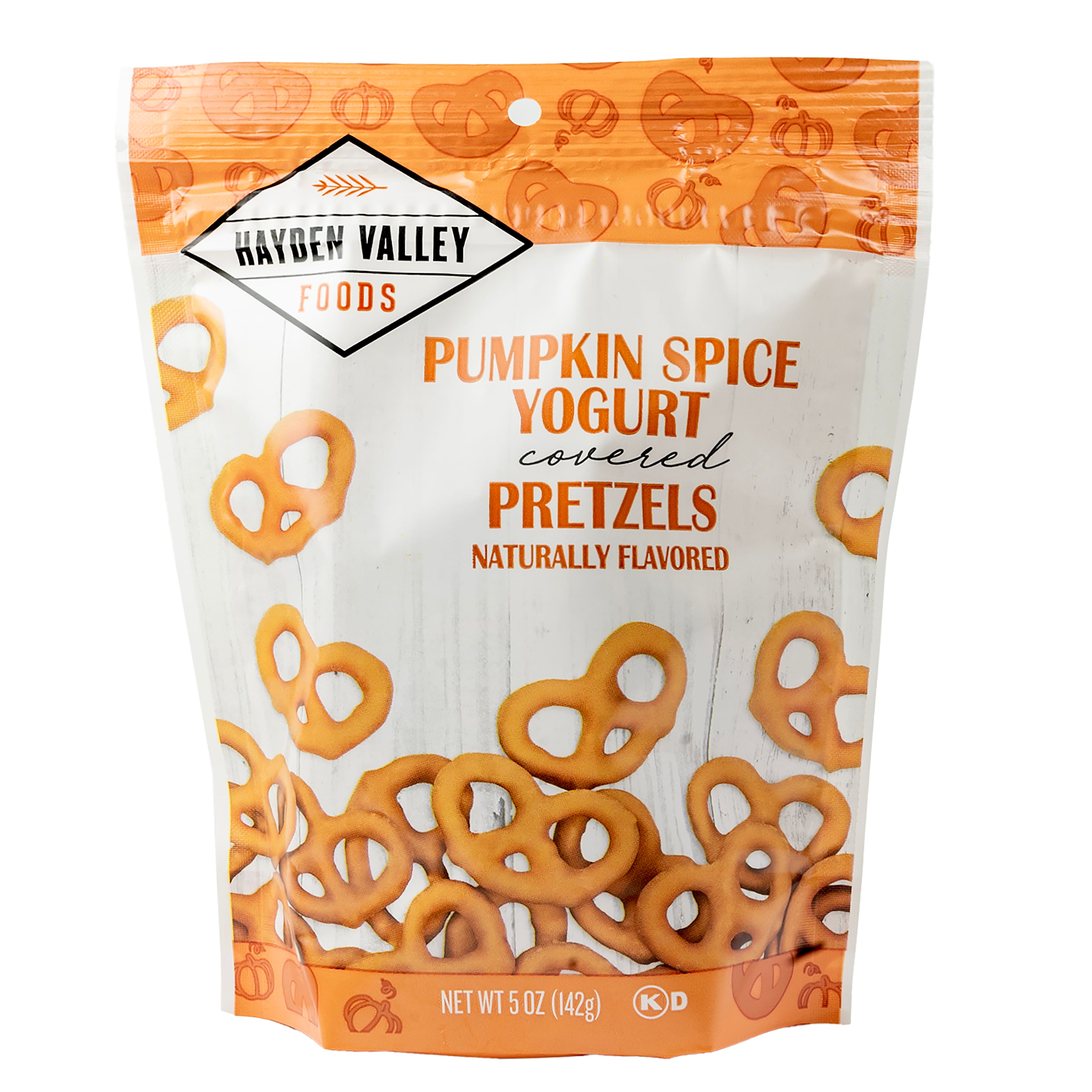 Hayden Valley Foods Pumpkin Spice Yogurt-Covered Pretzels