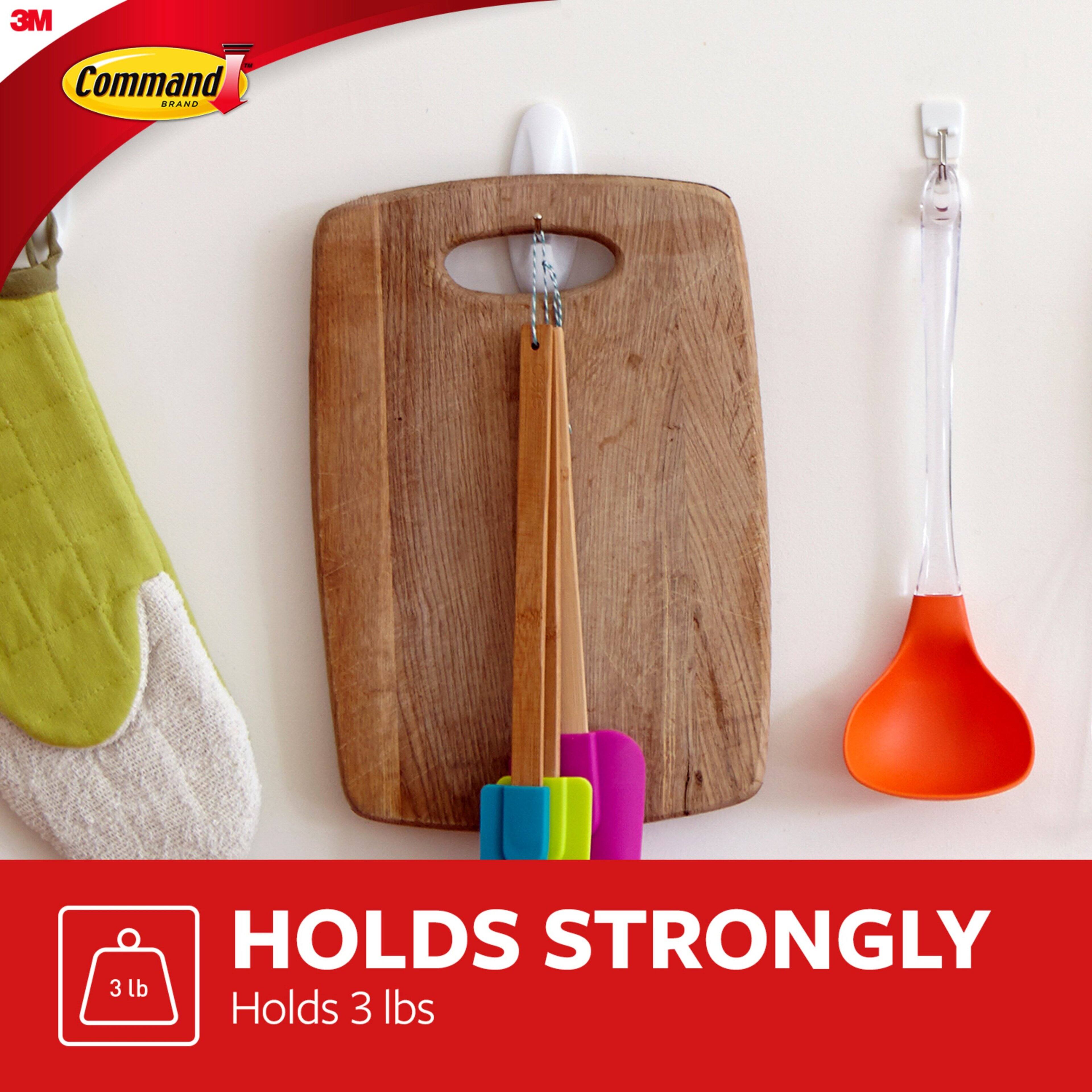 Command™ White Medium Wire Hooks Value Pack