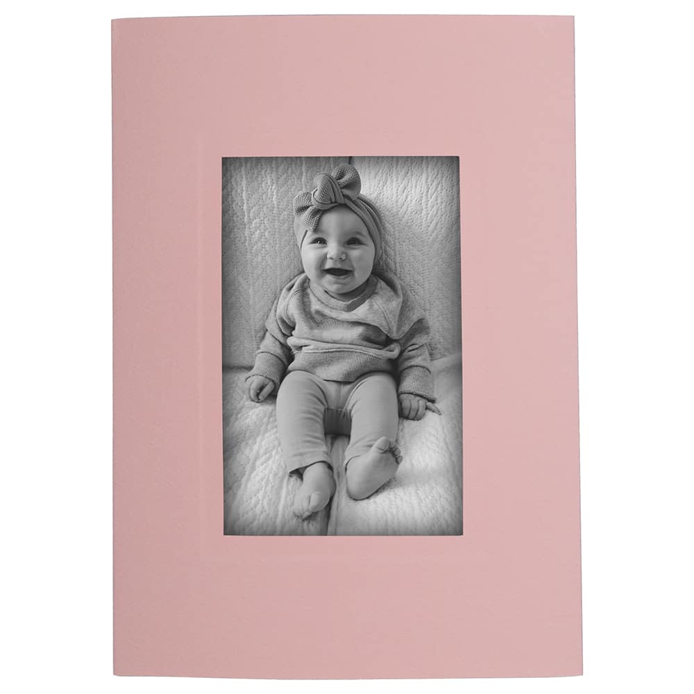 JAM Paper A7 Baby Pink Pastel Photo Notecards