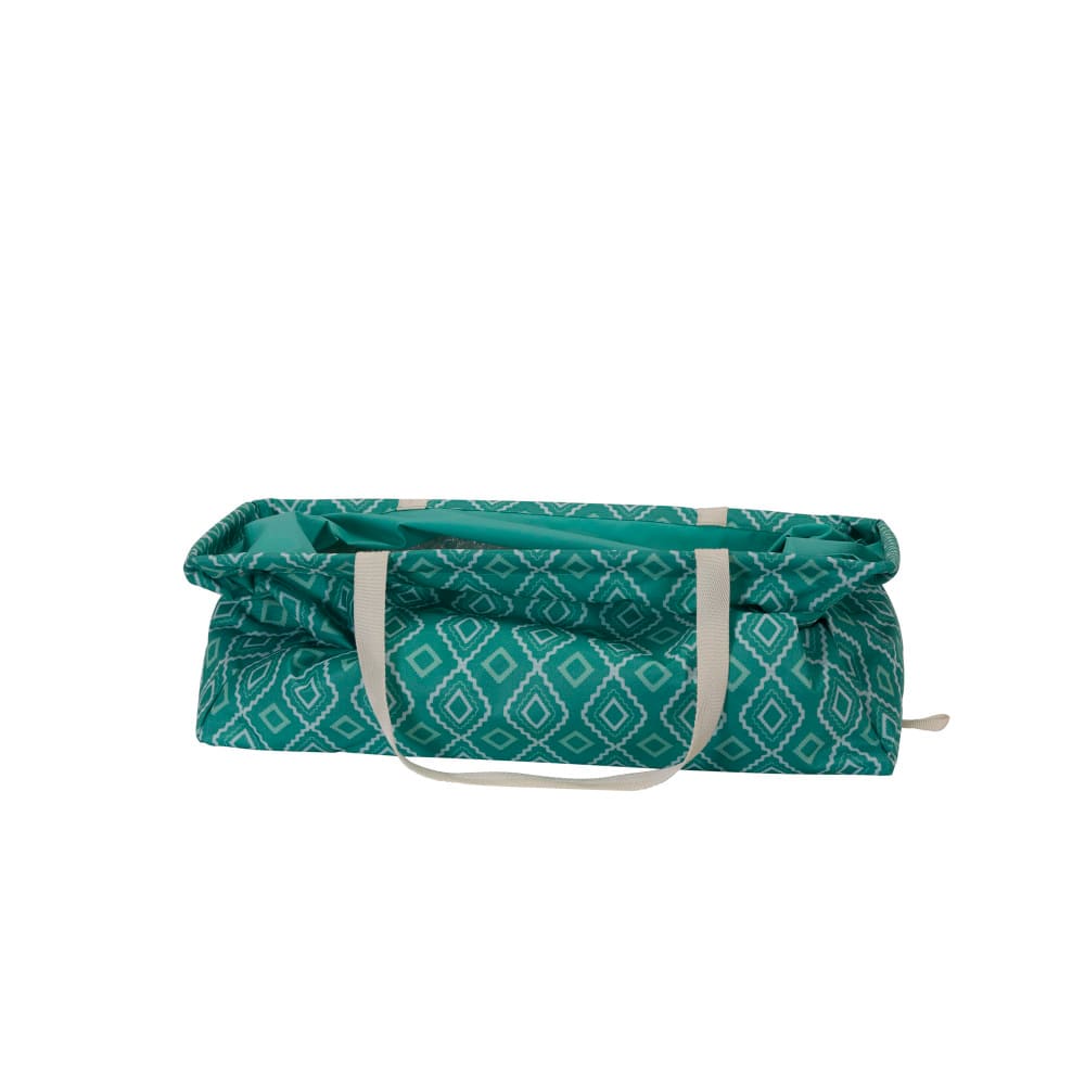 Household Essentials Krush&#xAE; Teal Geometric Canvas Utility Tote