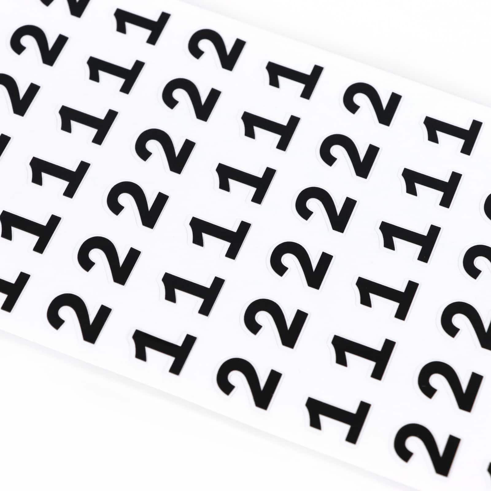 Black Number Stickers by Recollections™