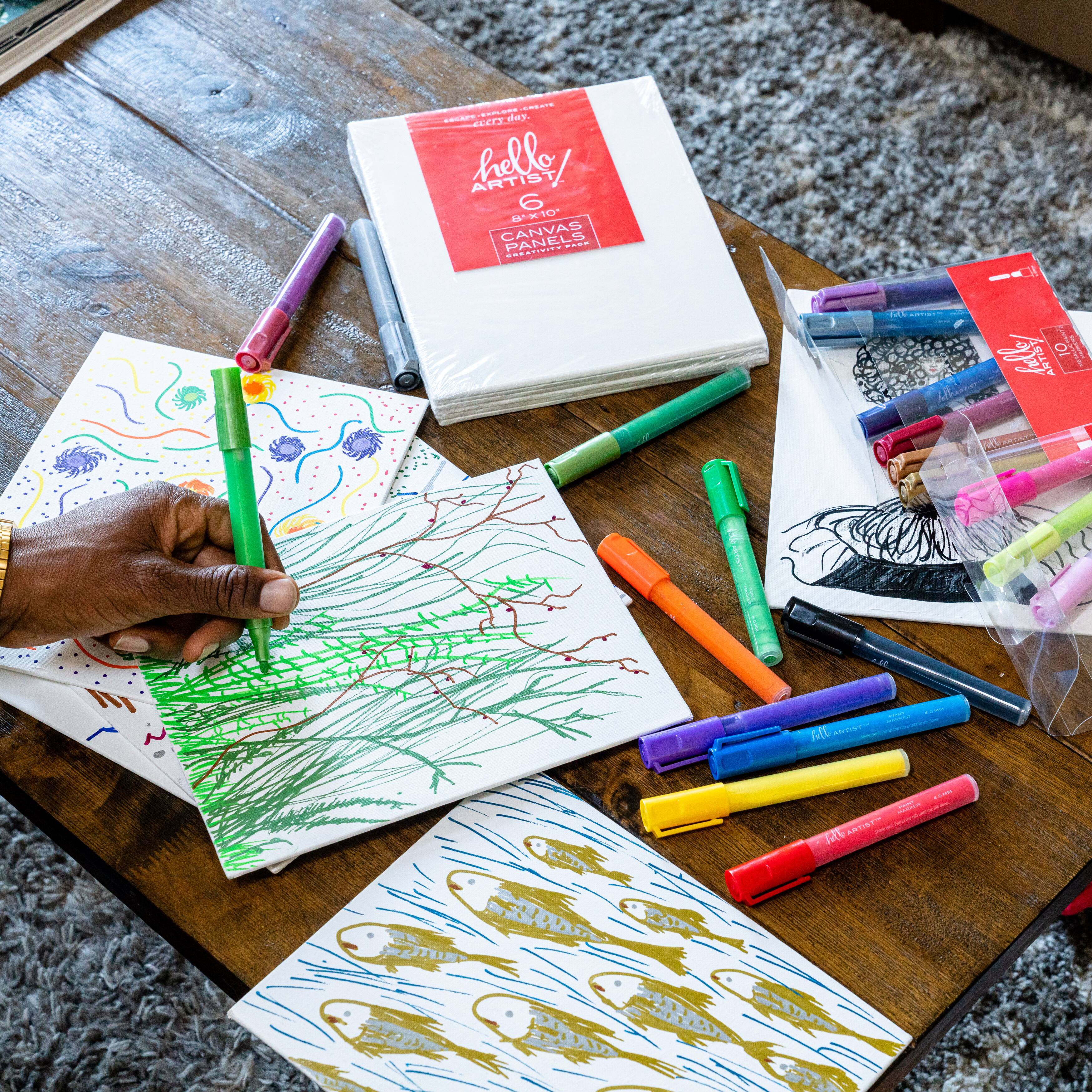 Hello, Artist! Canvas Panels