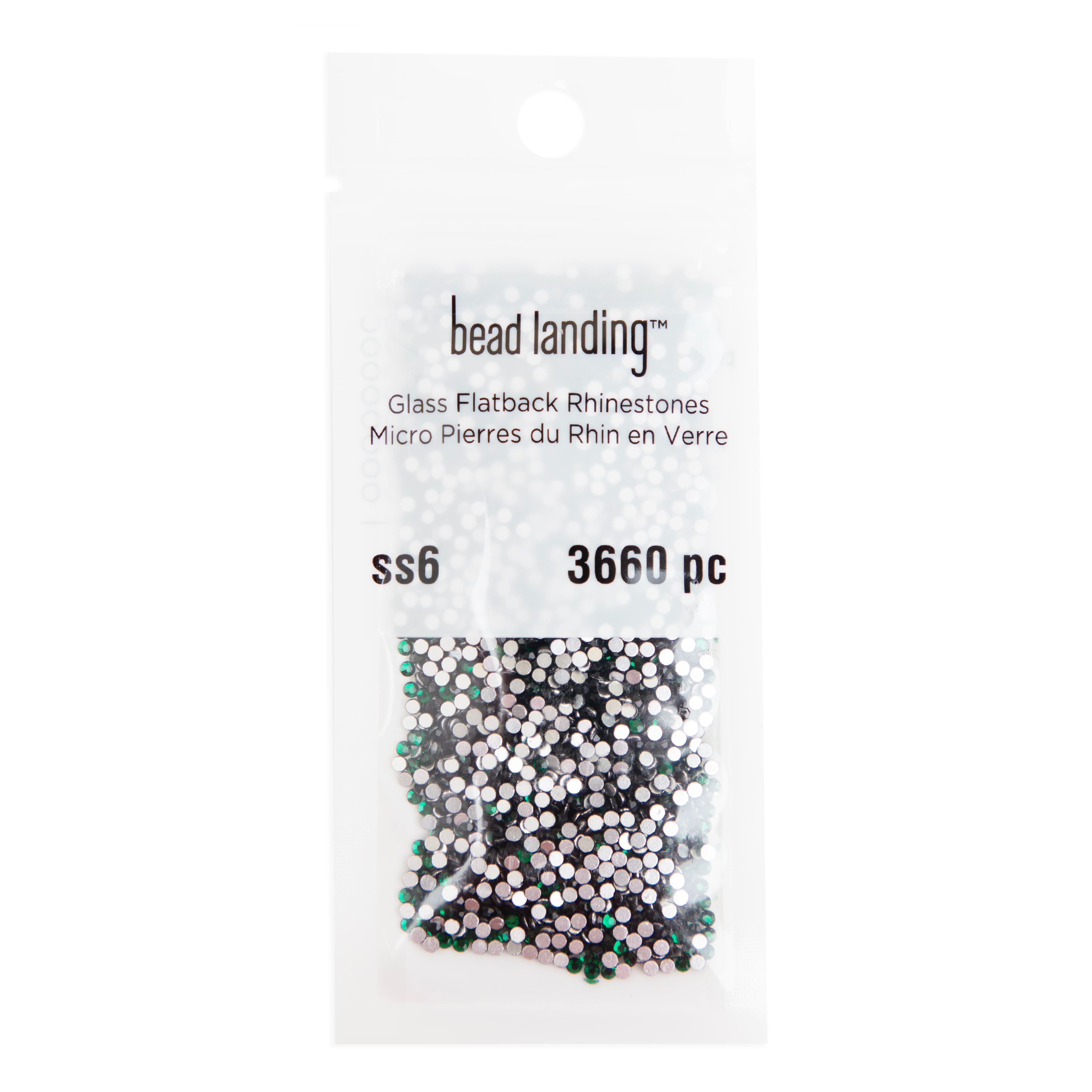 12 Pack: SS6 Glass Flatback Rhinestones by Bead Landing™