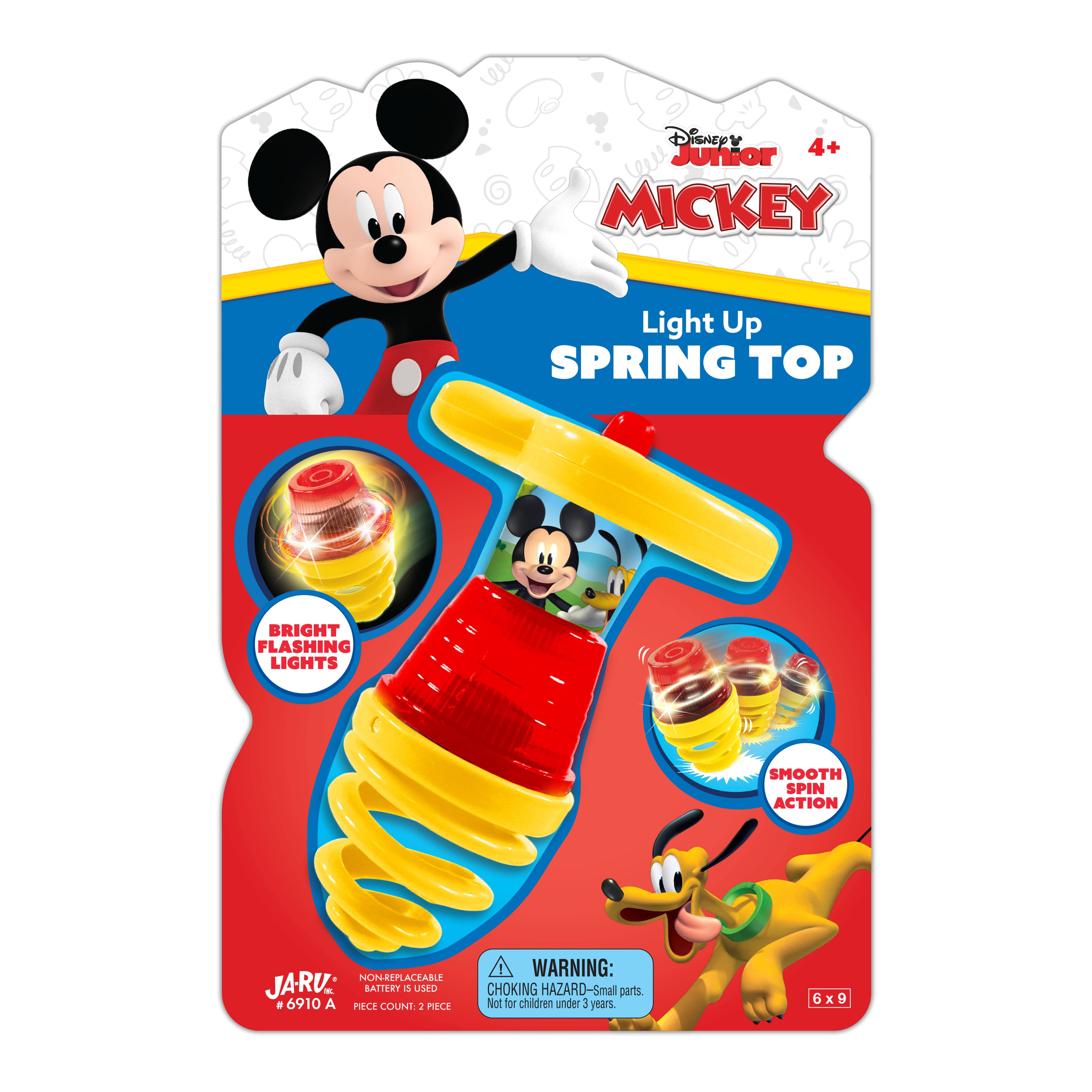Ja-Ru&#xAE; Disney&#xAE; Mickey Mouse Light Up Spinning Top