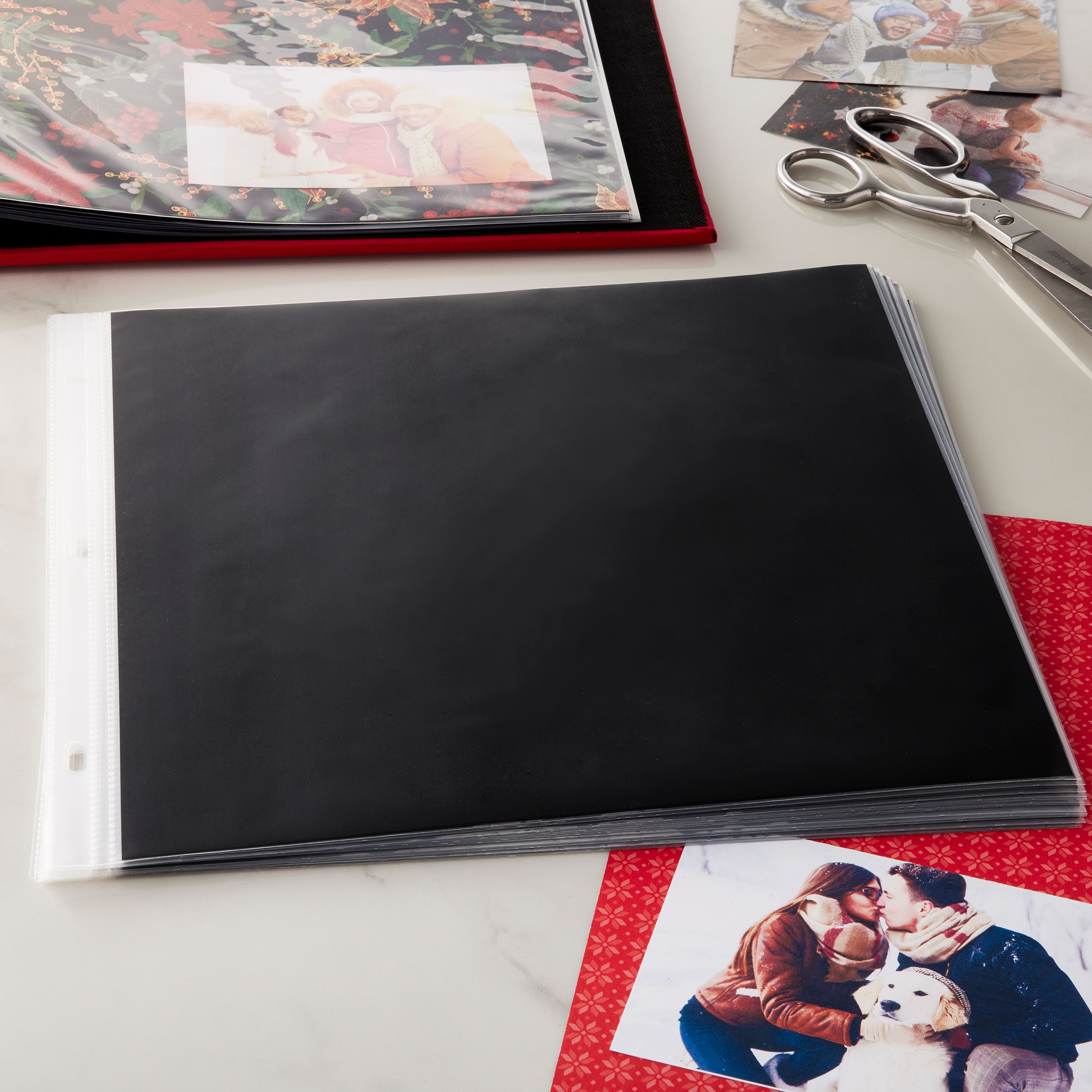 6 Packs: 20 ct. (120 total) 12" x 12" Black Scrapbook Refill Pages by Recollections™