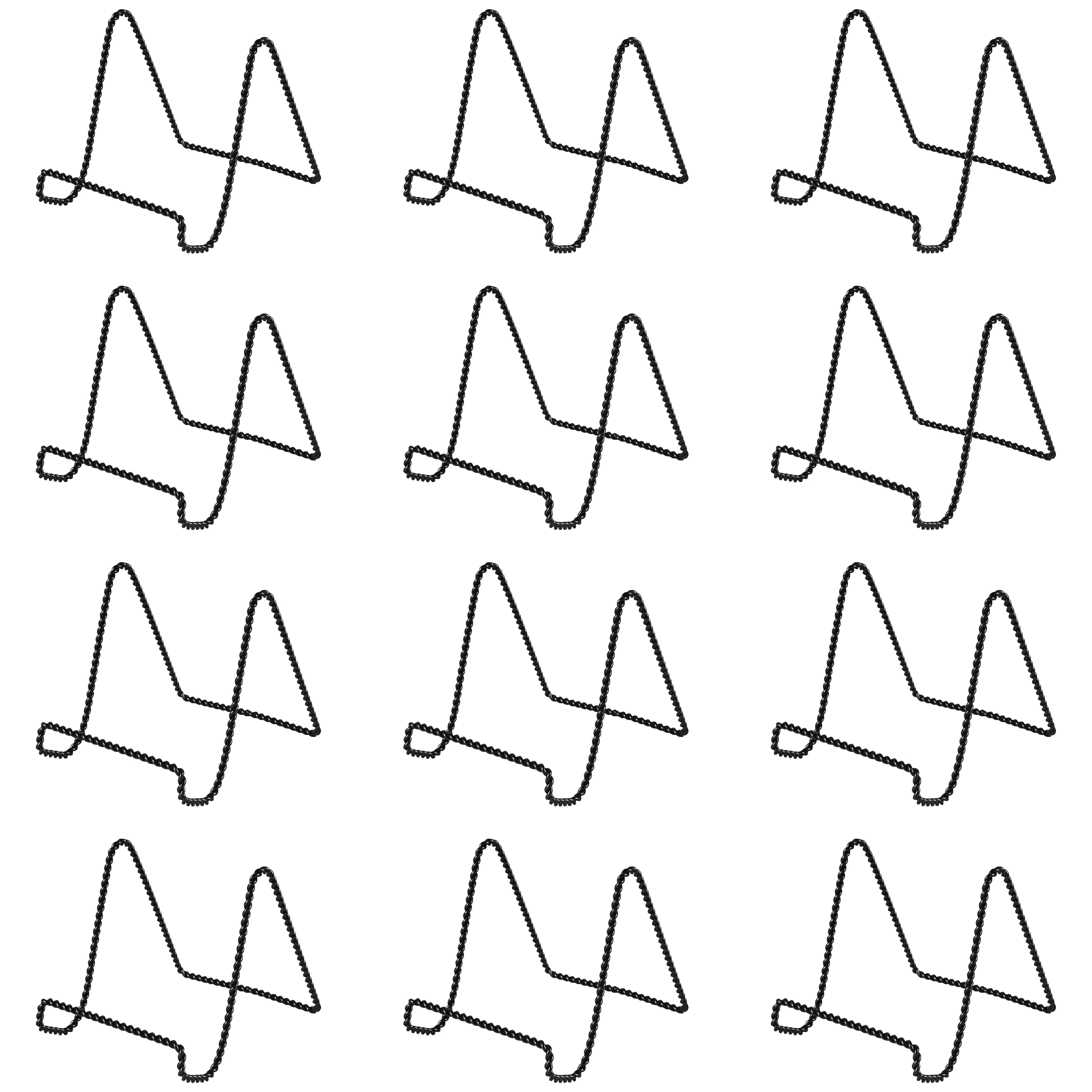 12 Pack: Twisted Wire Easel by Studio D&#xE9;cor&#xAE;