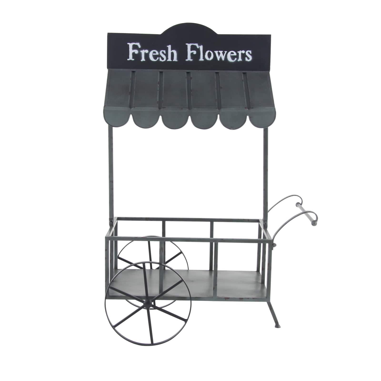 Black Metal Farmhouse Plantstand, 32&#x22; x 44&#x22;